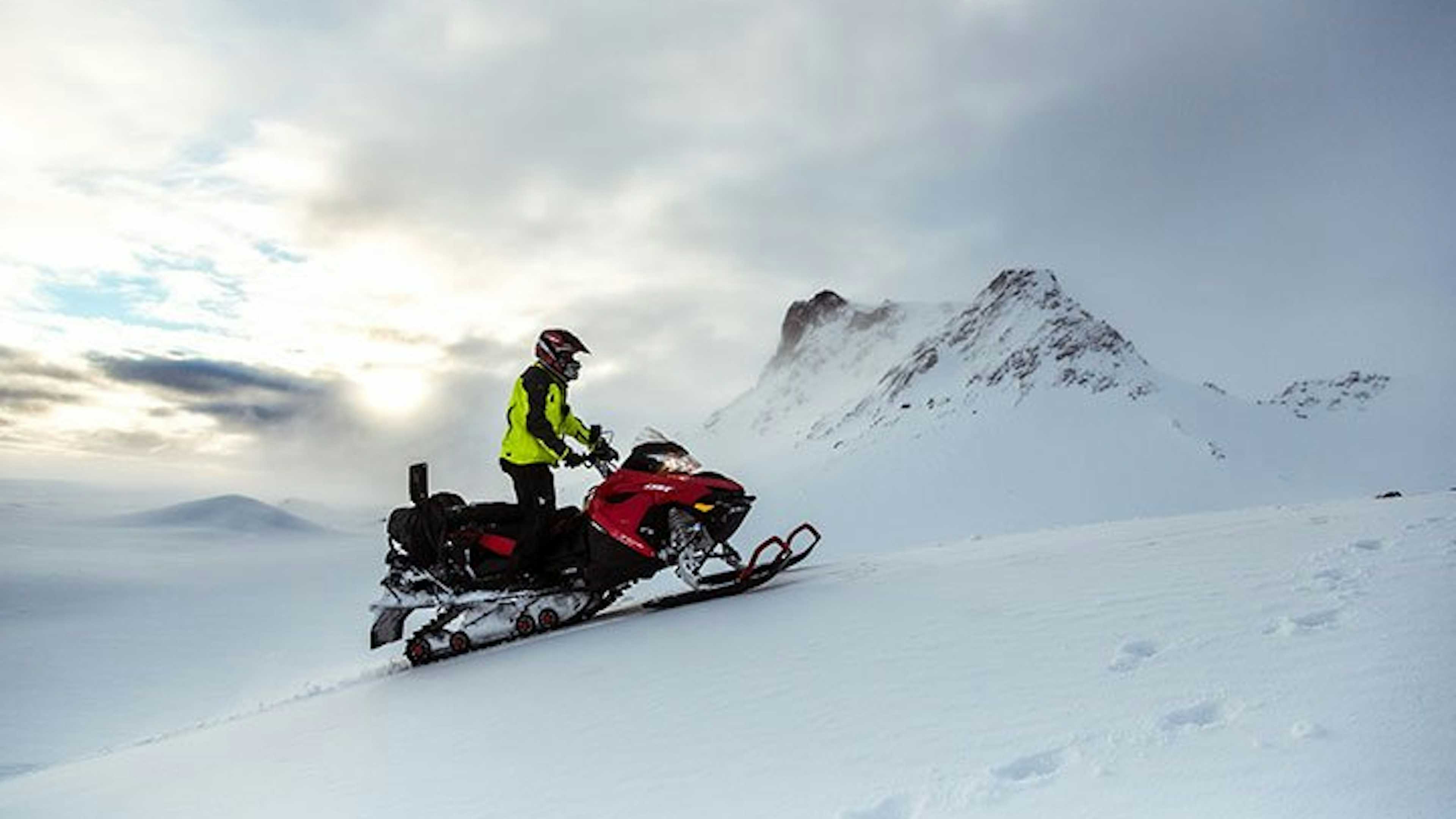 Snowmobile from Skjól (Geysir Area - Golden Circle)