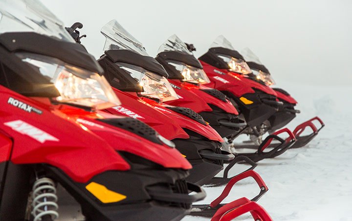 Snowmobile from Skjól (Geysir Area - Golden Circle)