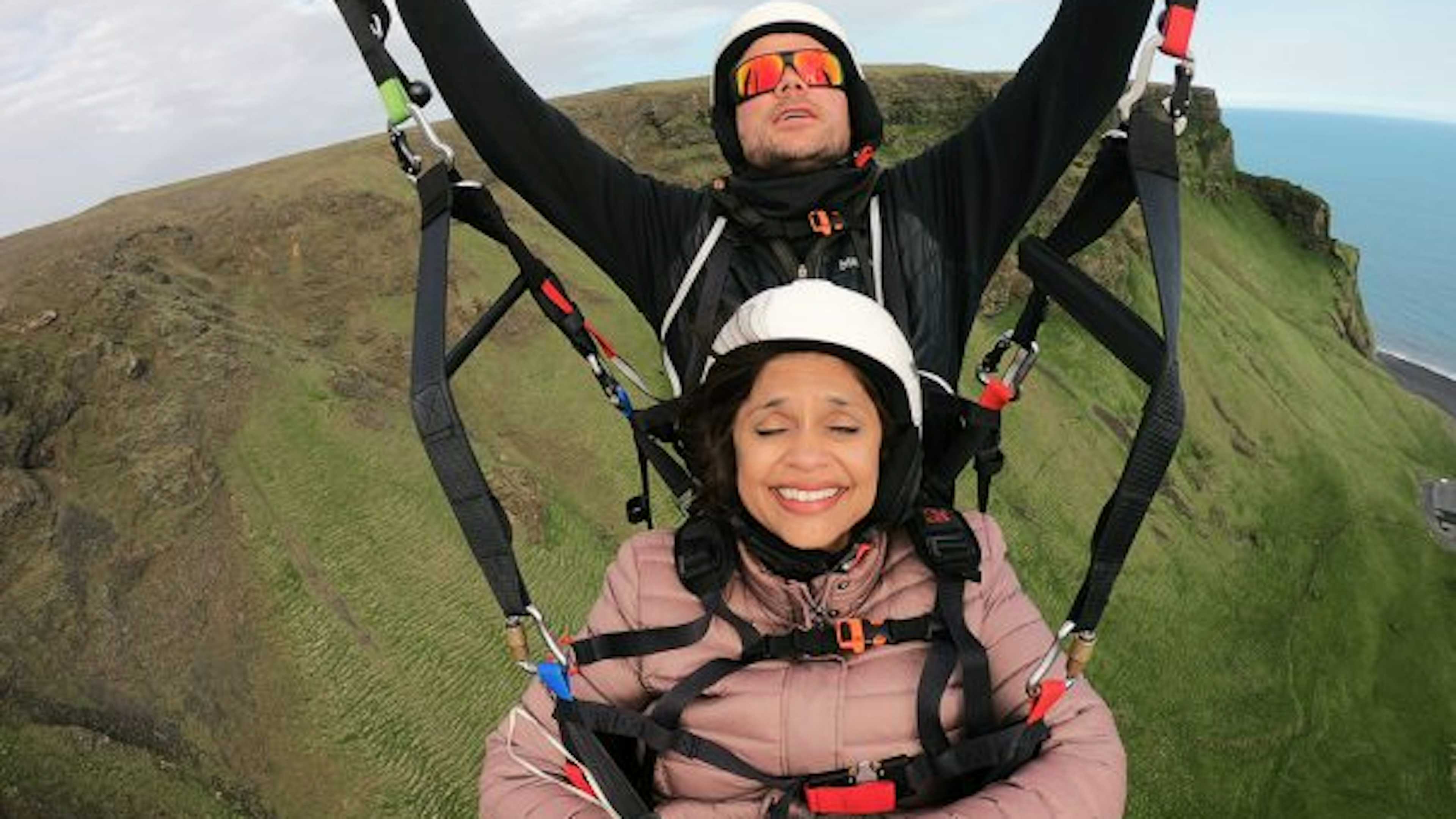 Tandem Paragliding Near Vik