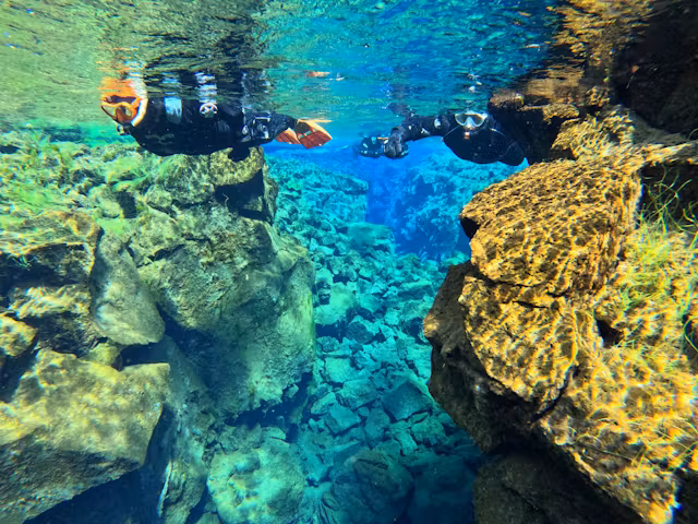 Snorkeling in Silfra