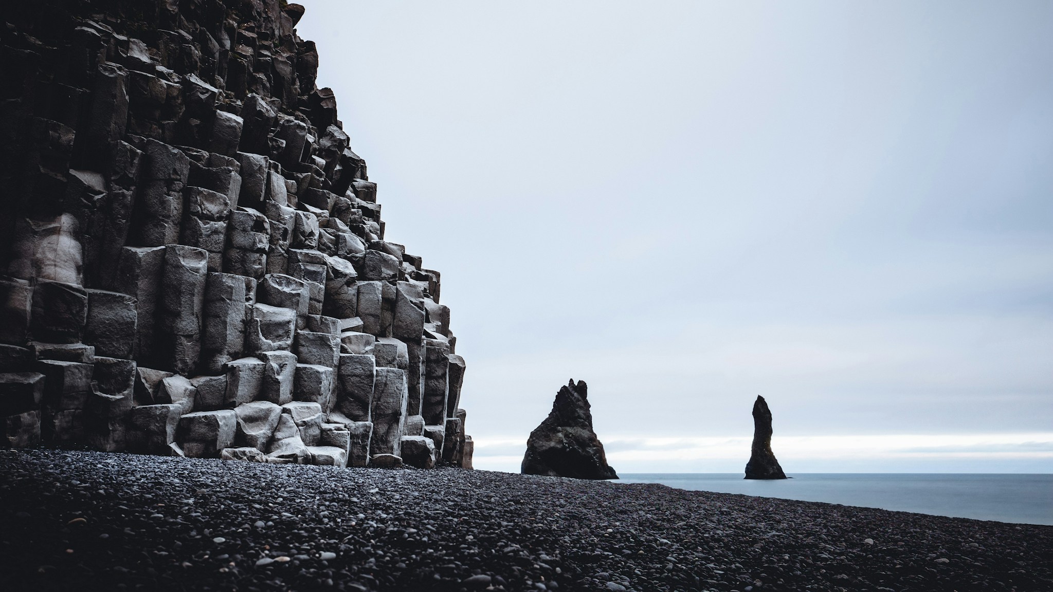 Reynisfjara Basalt Cliffs