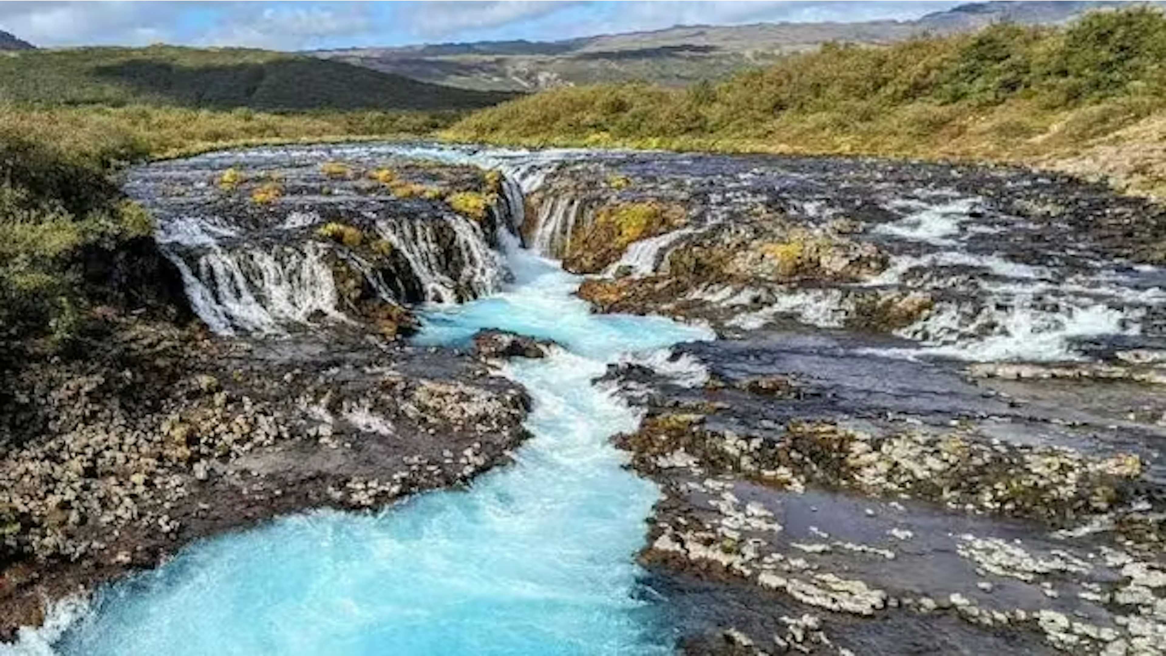 Bruarfoss Waterfall