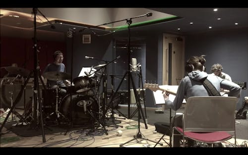 Let Spin in the studio recording Sketch 2019