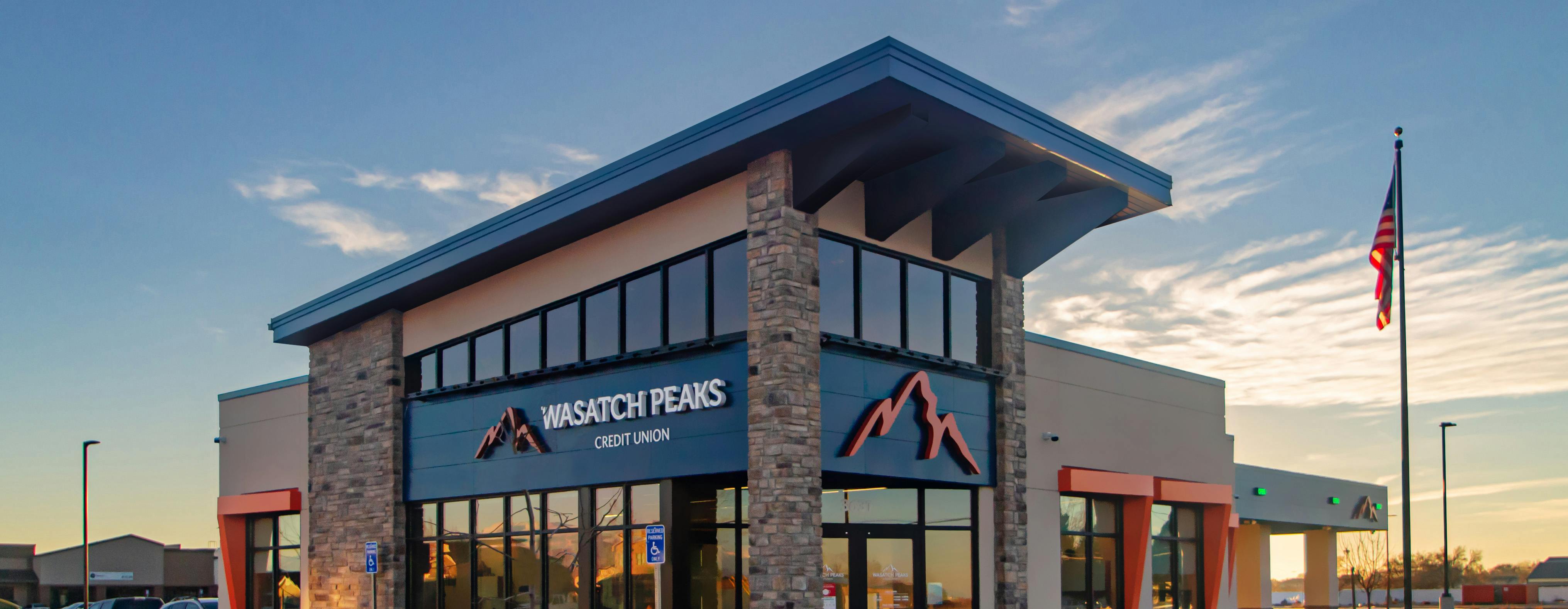 Photo of Wasatch Peaks Credit Union building