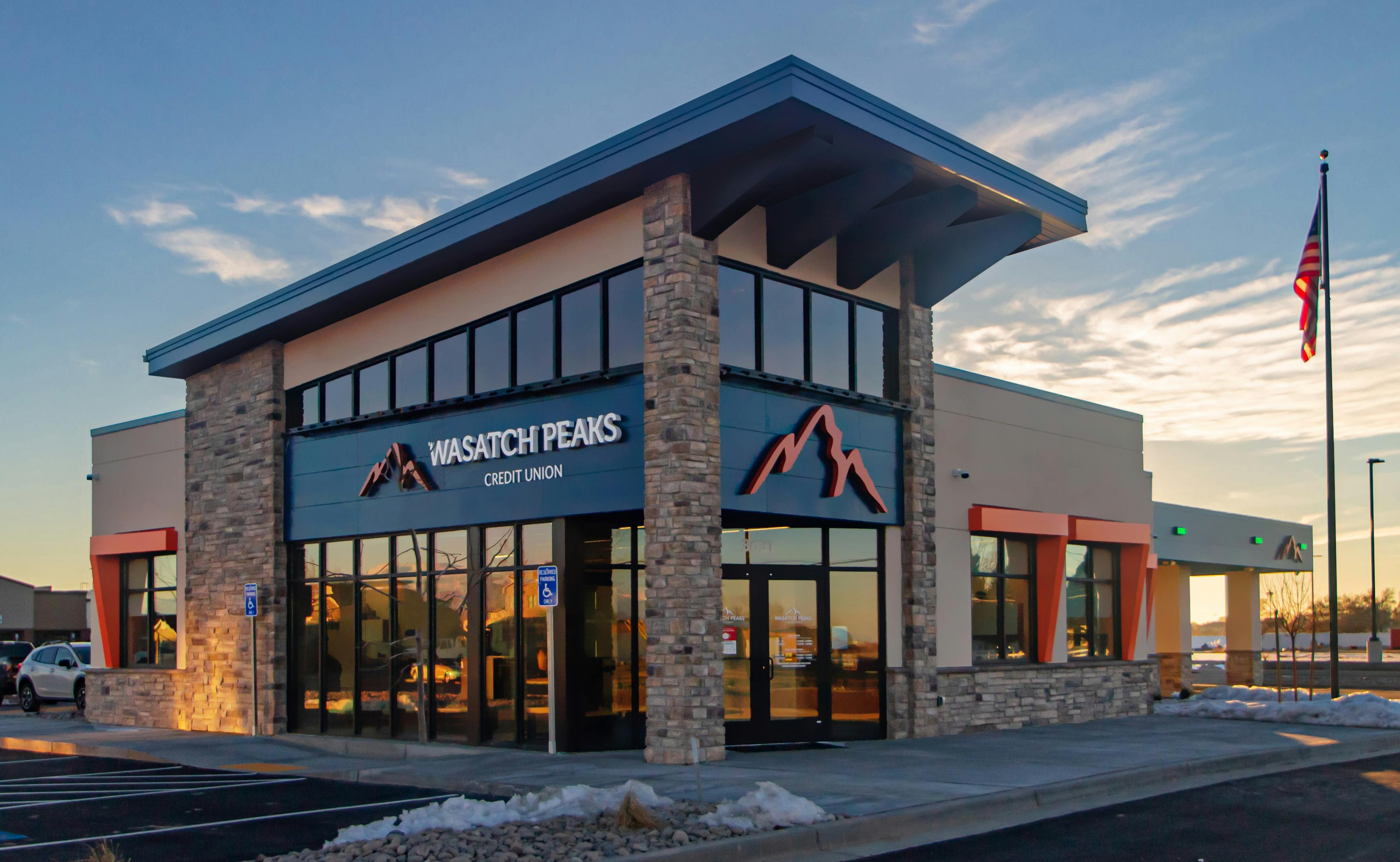 Photo of Wasatch Peaks Credit Union building