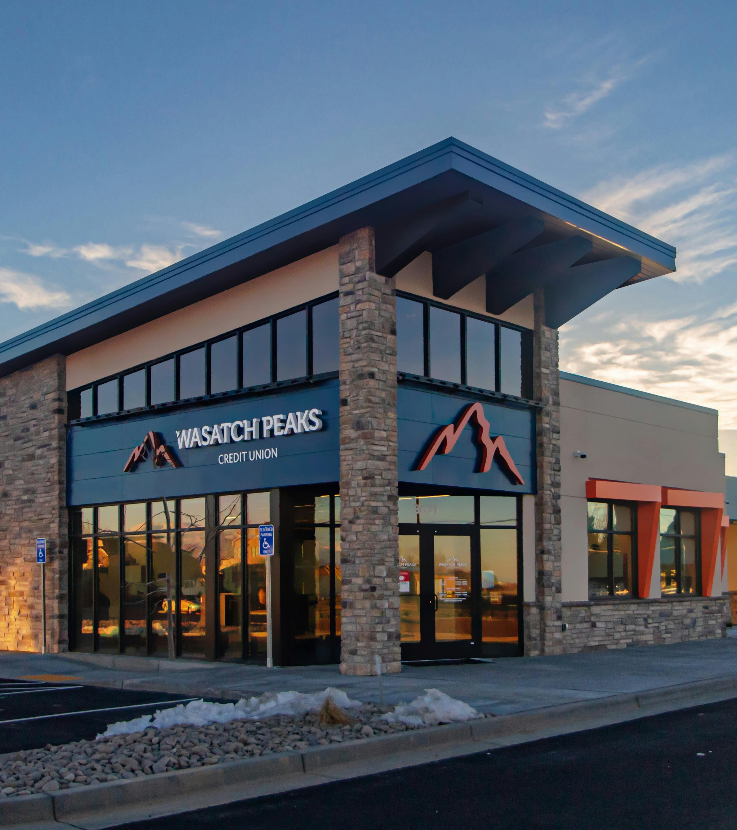 Photo of Wasatch Peaks Credit Union building