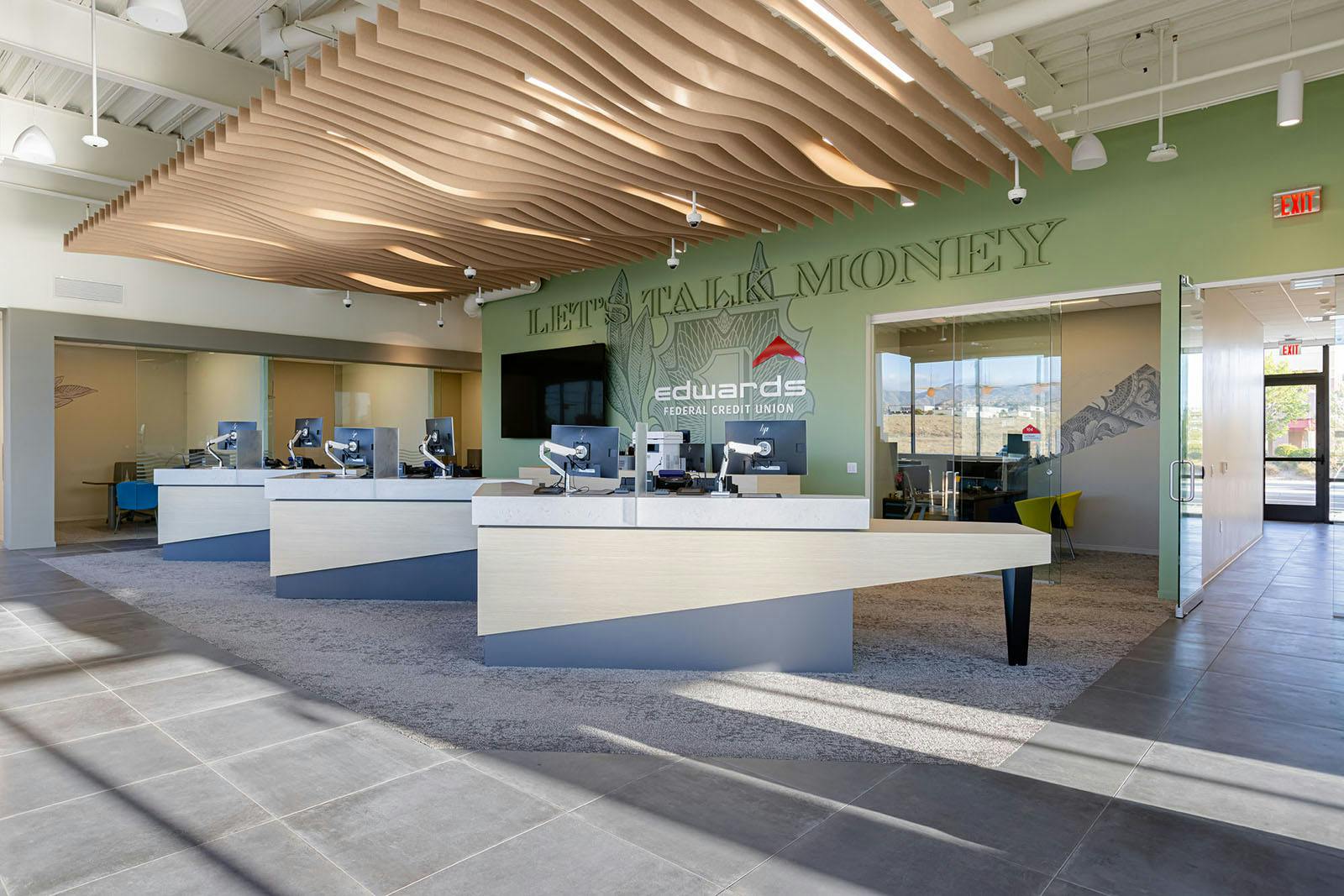 Edwards Federal Credit Union interior