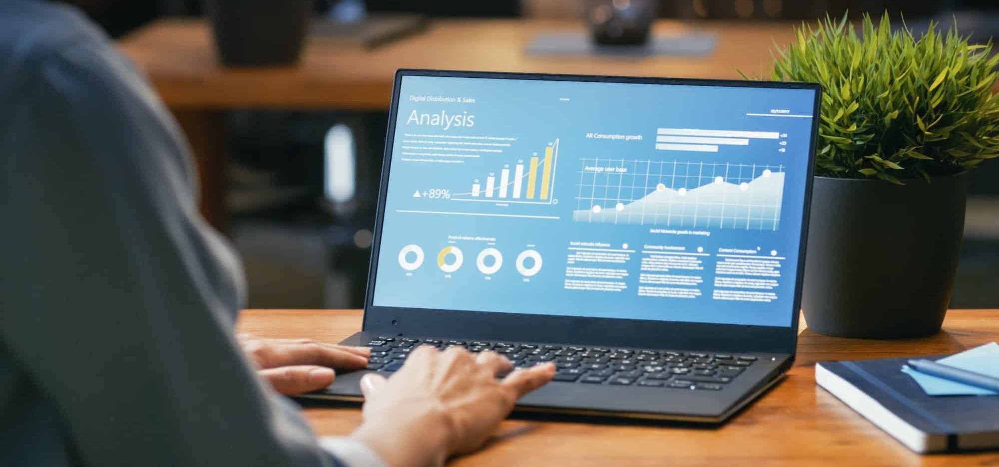 charts depicting core deposit growth