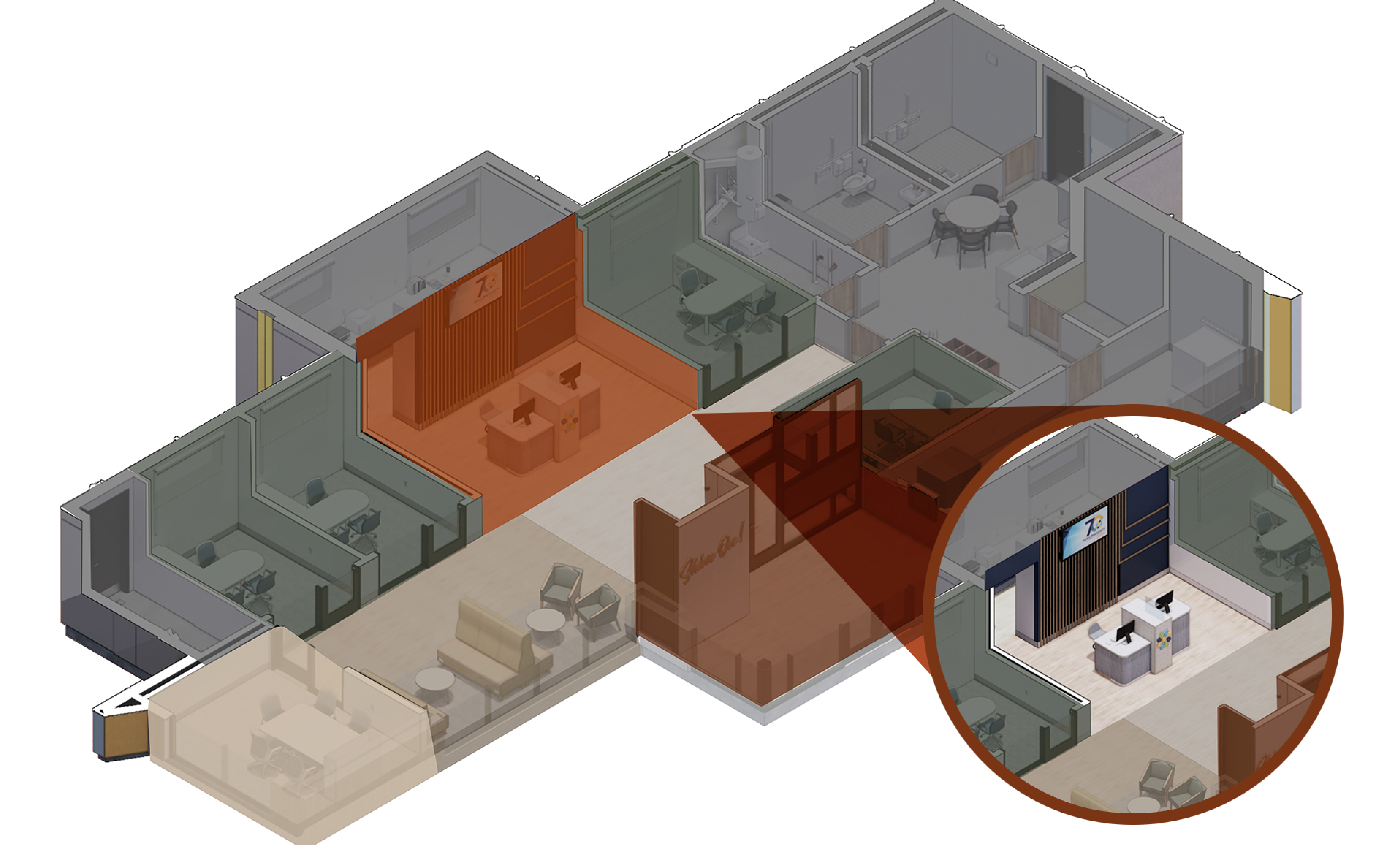 Floor plan rendering