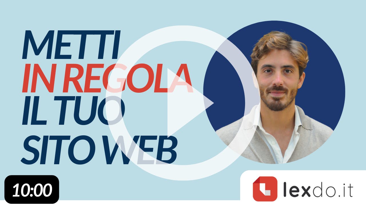 metti in regola il tuo sito web