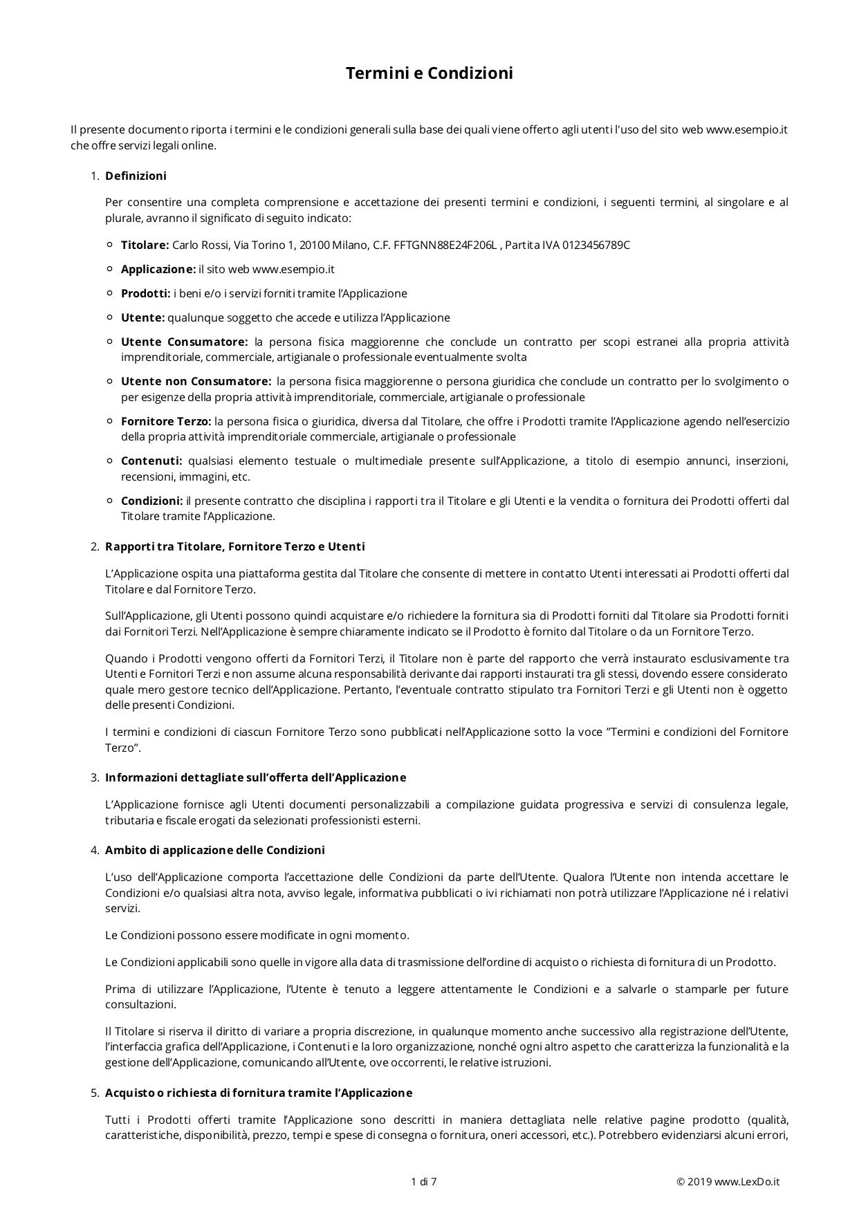 Lettera di dimissioni fac simile pdf
