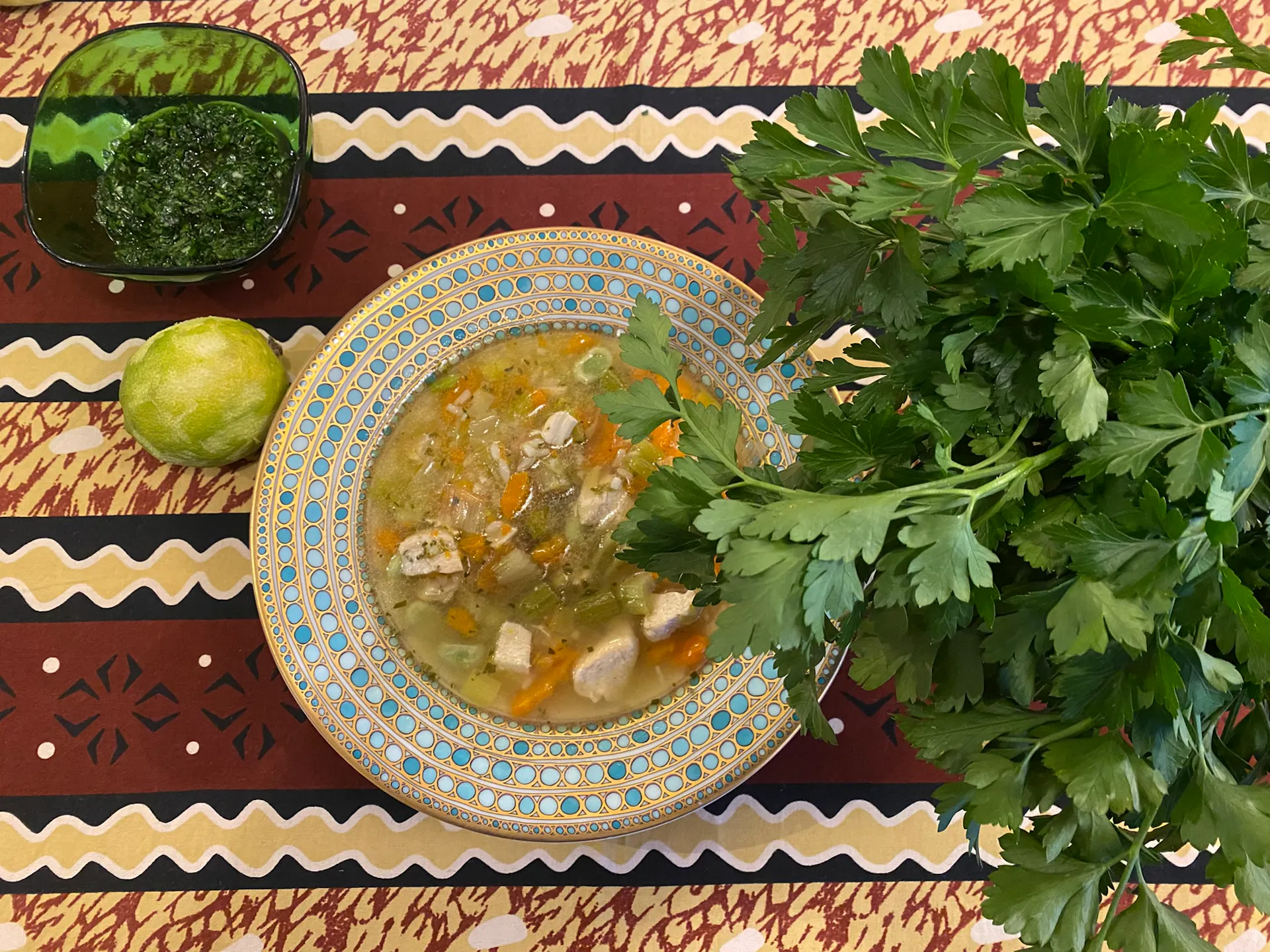 soupe de poulet 