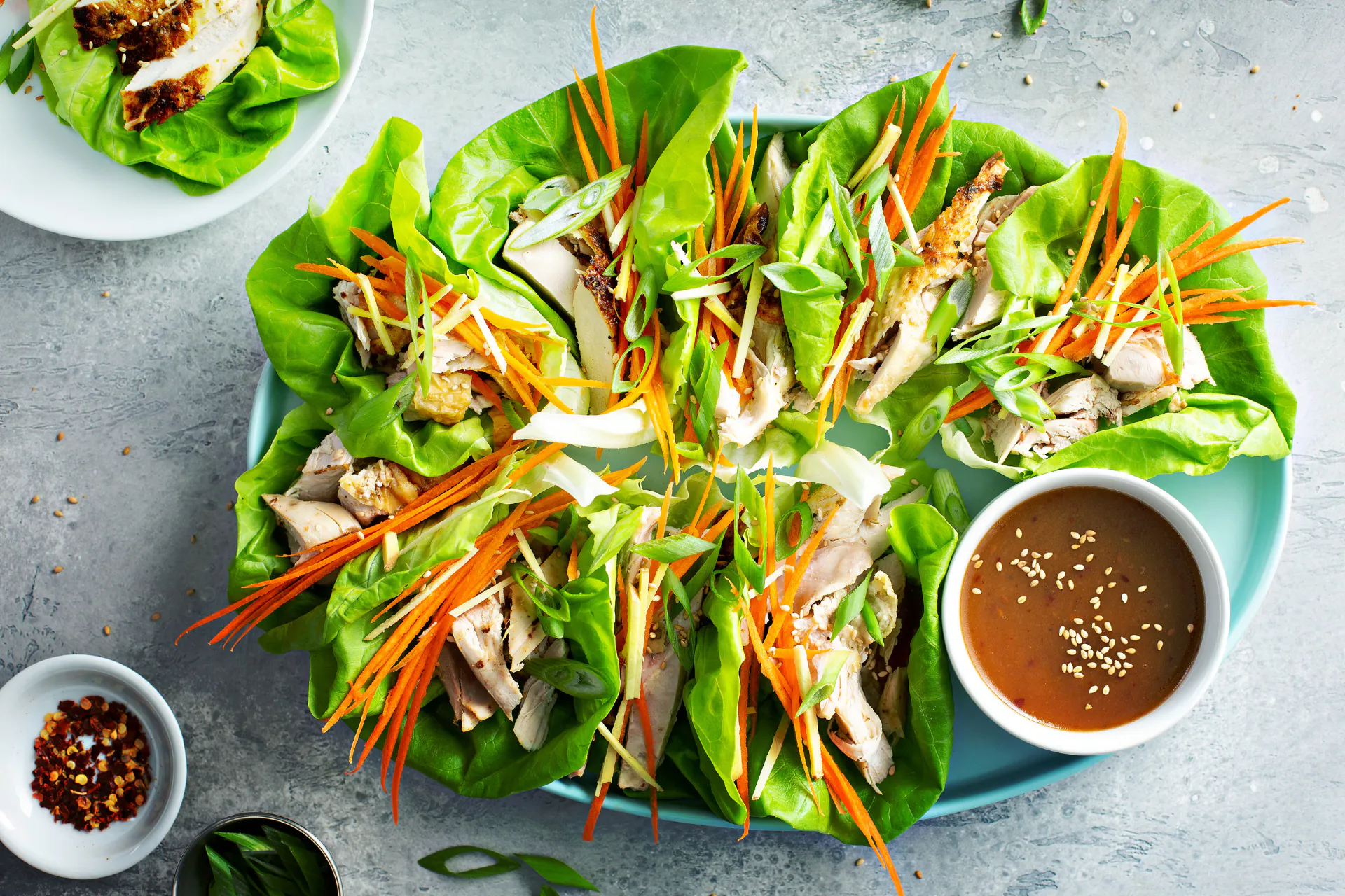 Sla wraps met kip