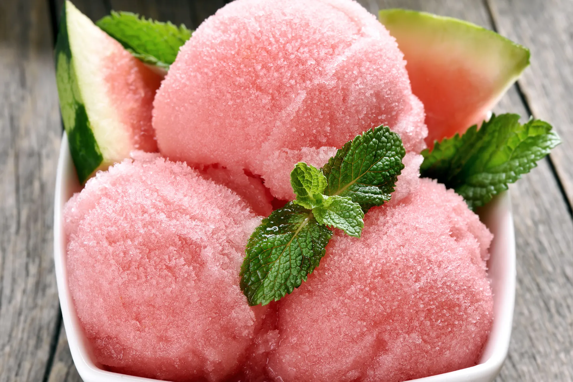 sorbet van watermeloen