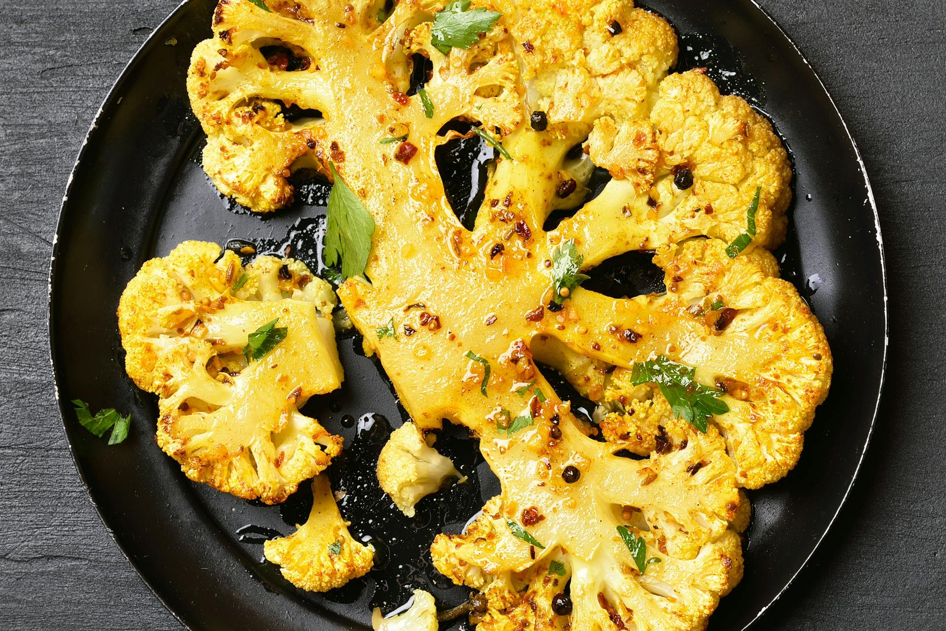 Gegrilde bloemkoolsteak