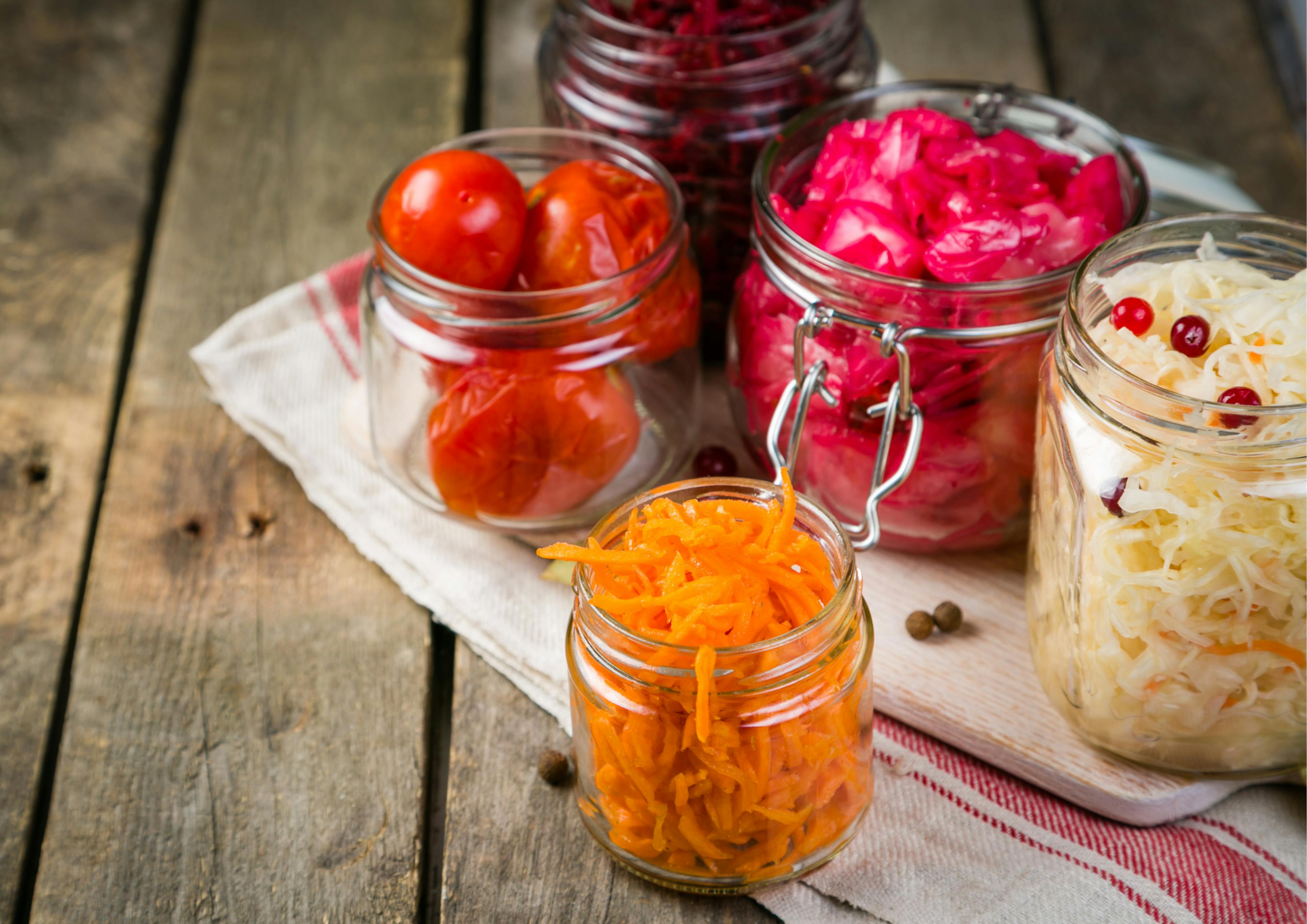 Foto van bokalen met verschillende fermentaties