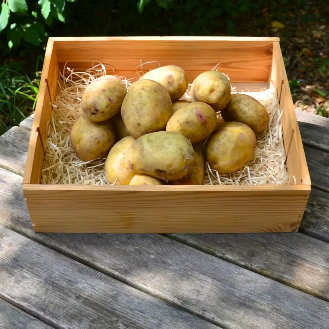 Foto van een aardappelpakket van De Wassende Maan