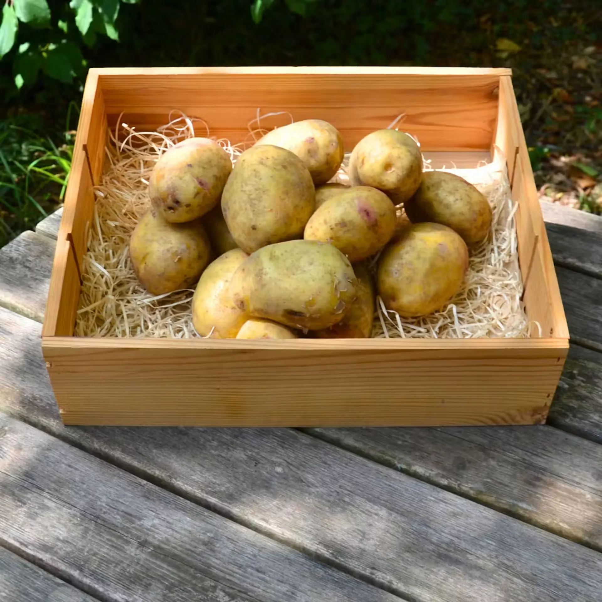 Foto van een aardappelpakket van De Wassende Maan
