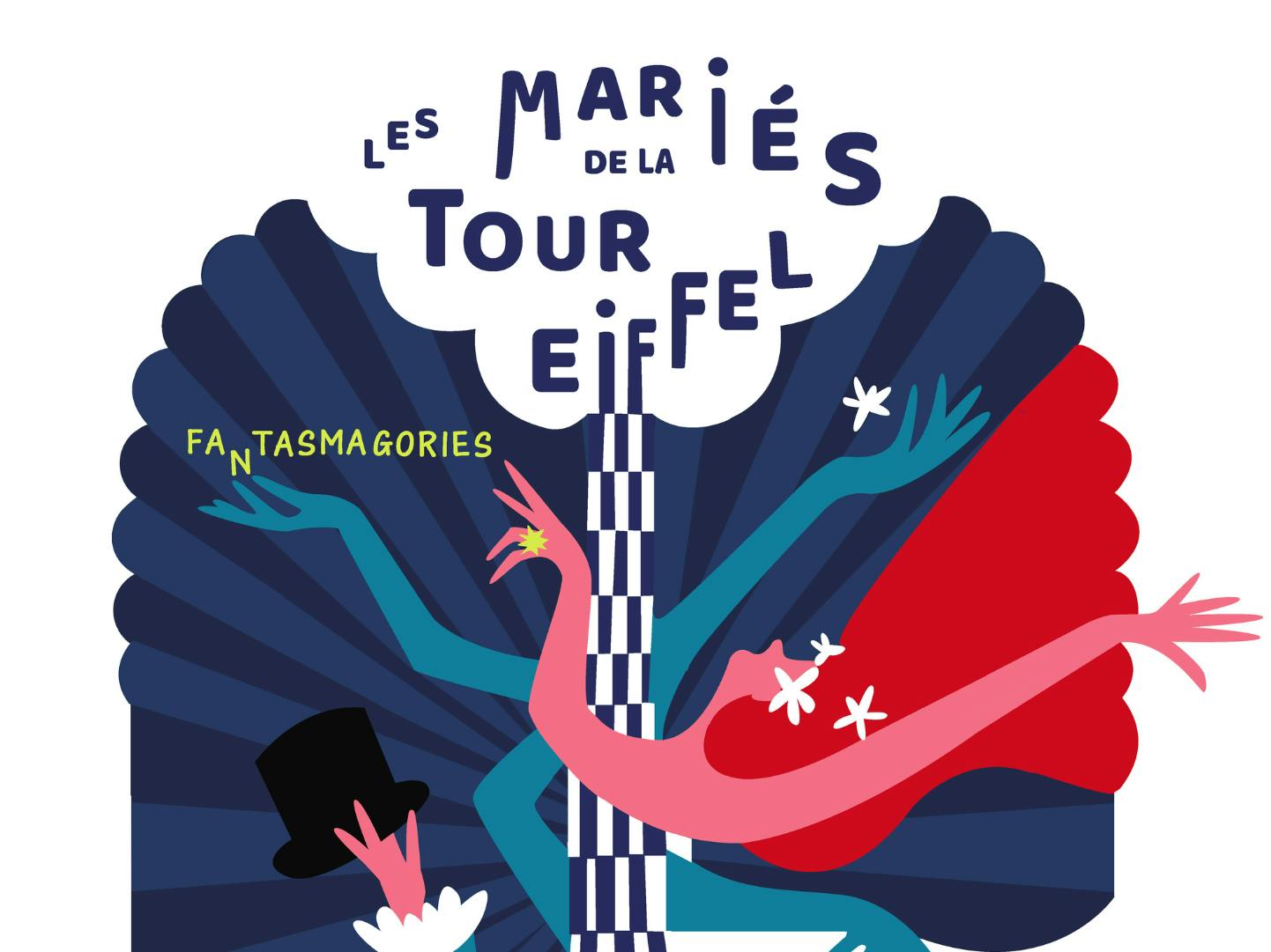 Affiche les mariés de la tour eiffel