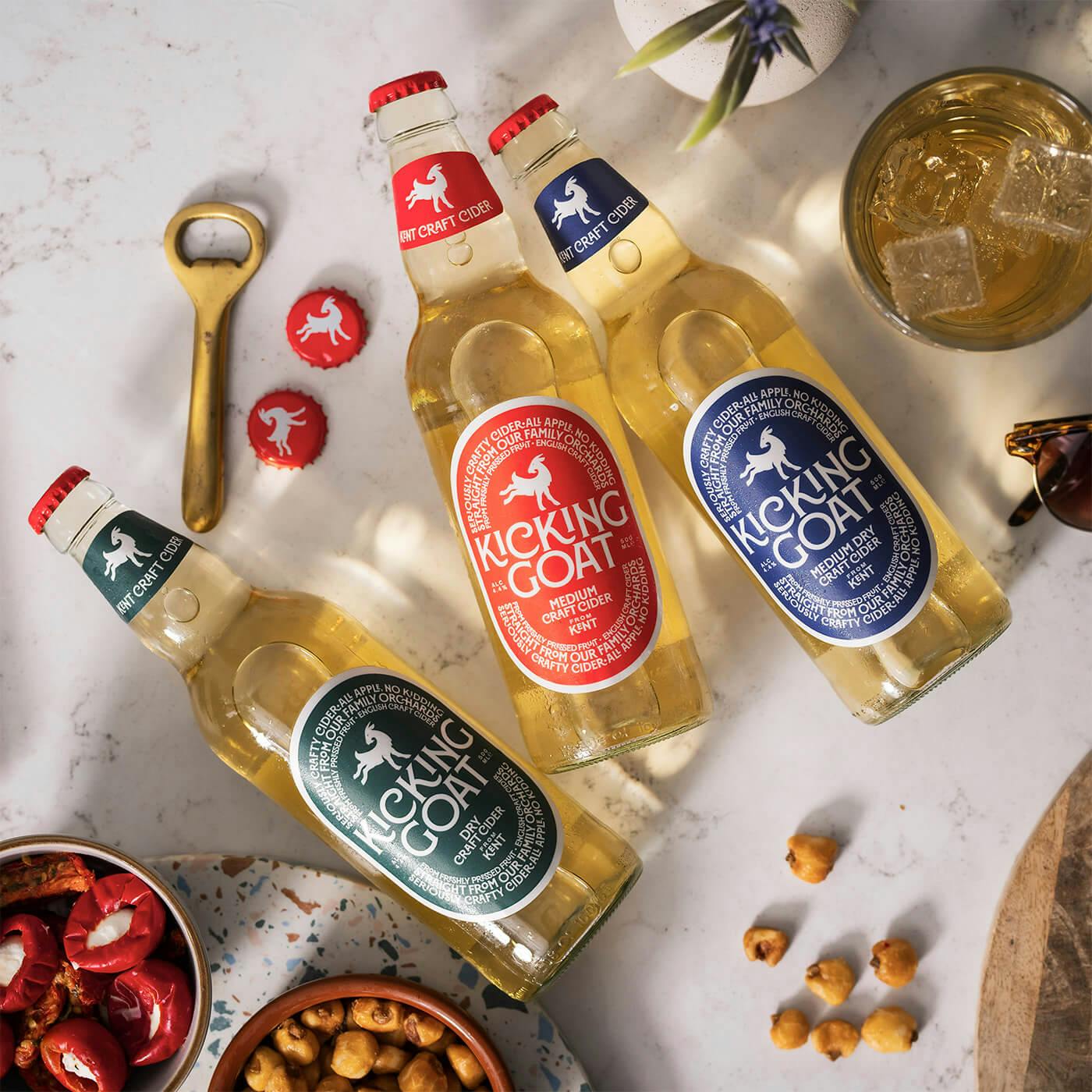 kent cider brand design