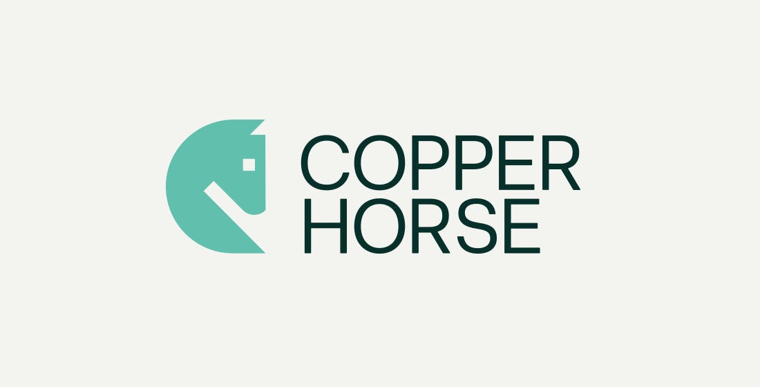 copper horse logo after