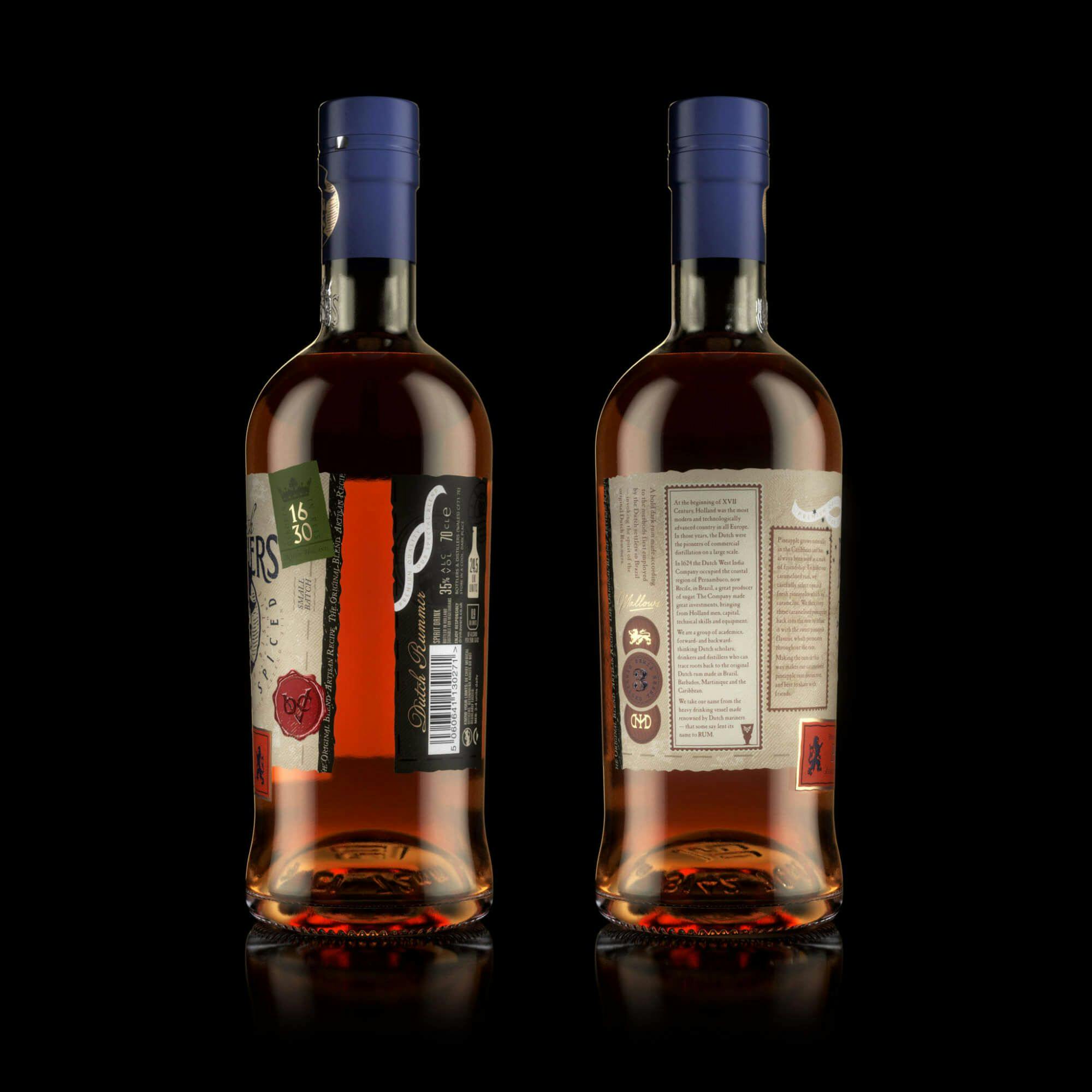 packaging design for rum