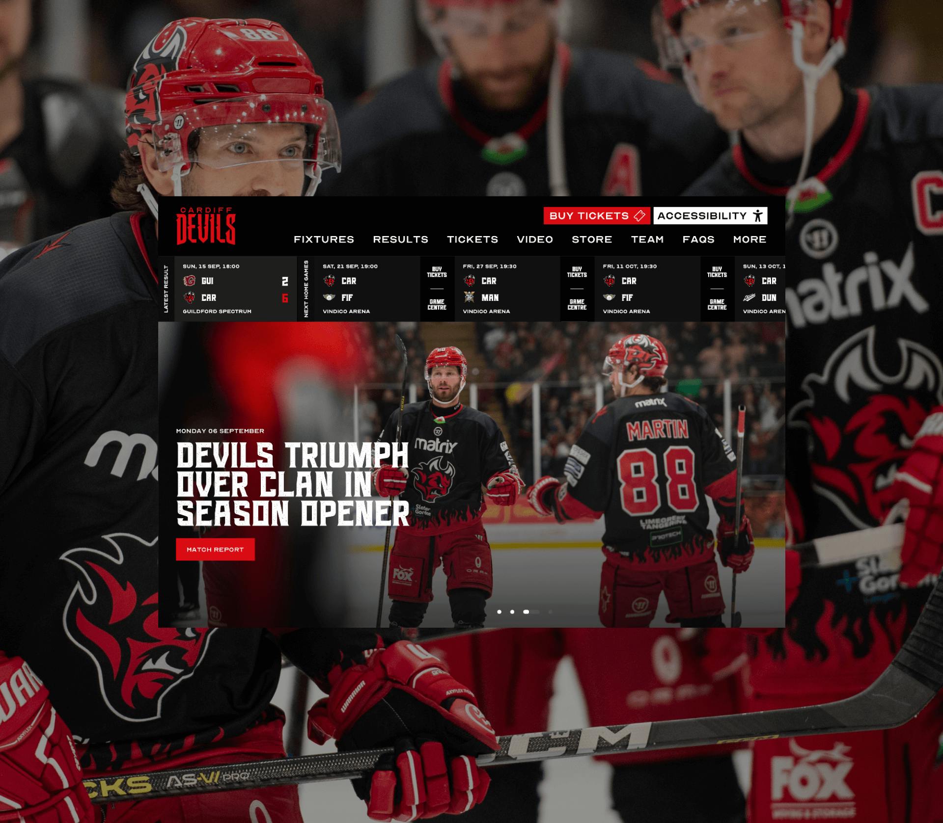 Cardiff Devils Homepage