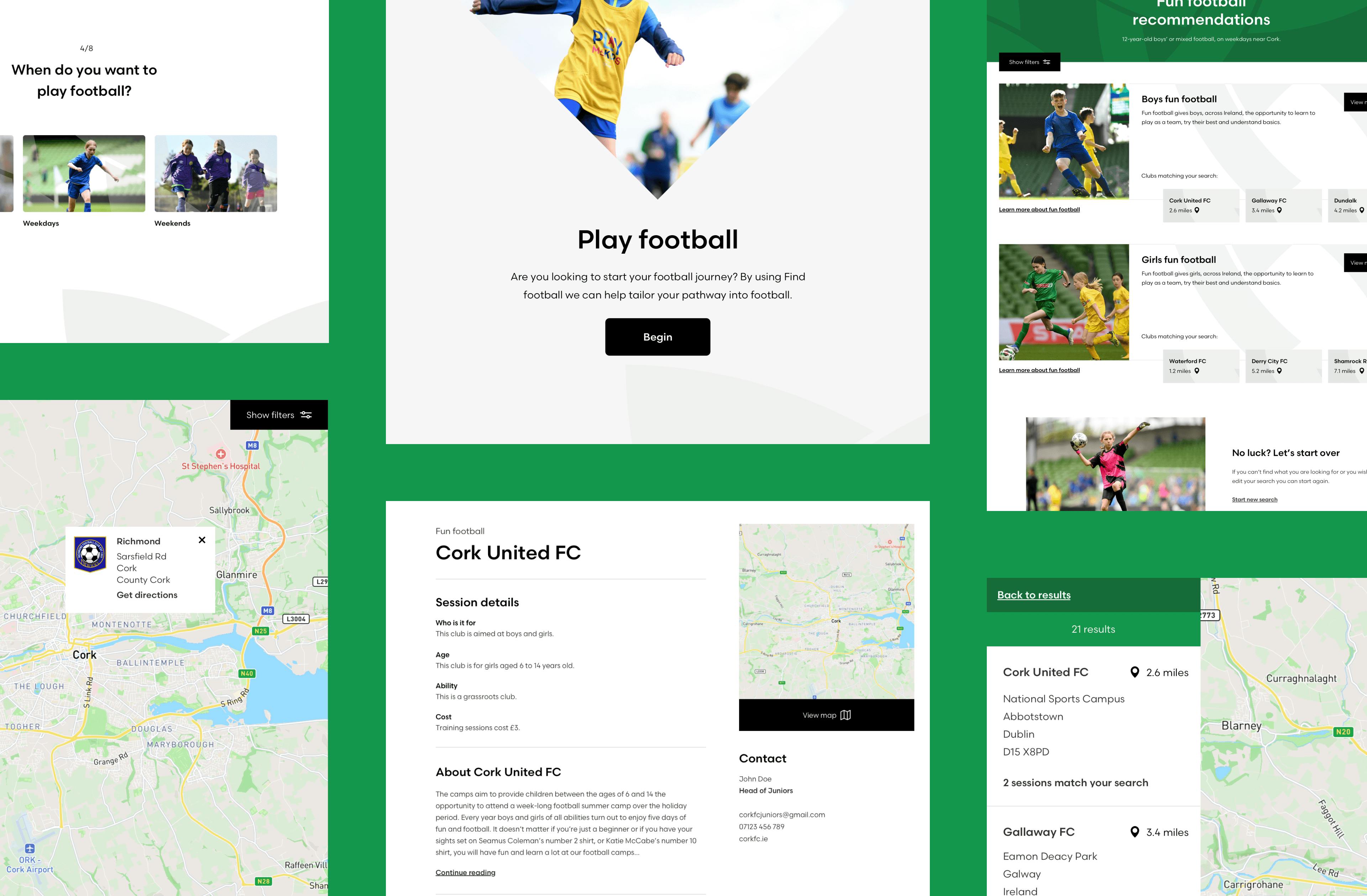 football league website by limegreentangerine