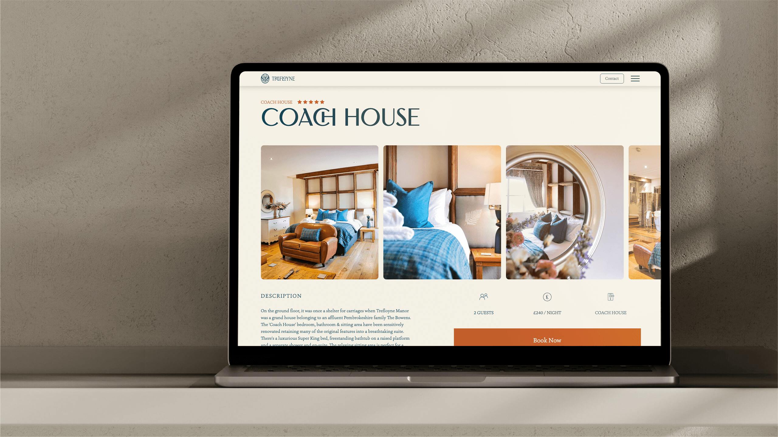 hotel website design