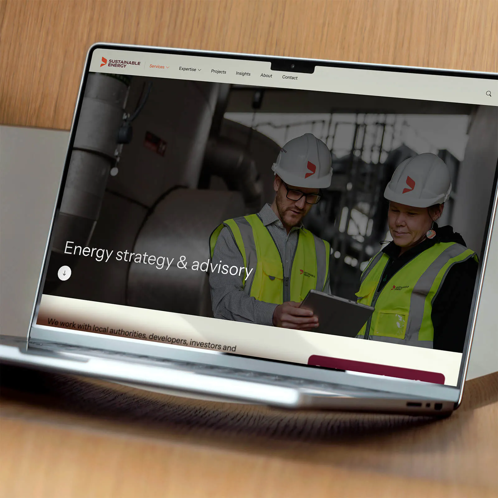 energy consultancy web design
