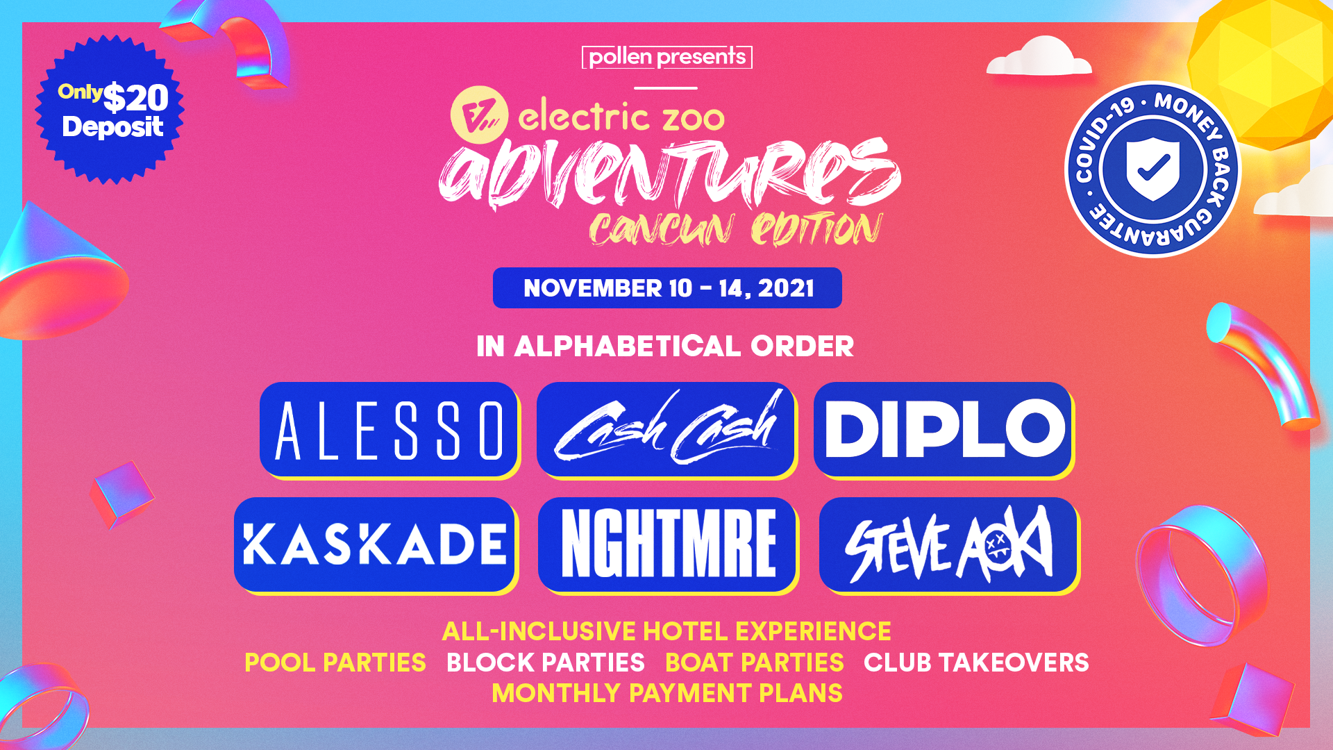 Ezoo Cancun 21 Group Travel Trips Events Festivals More Pollen Presents