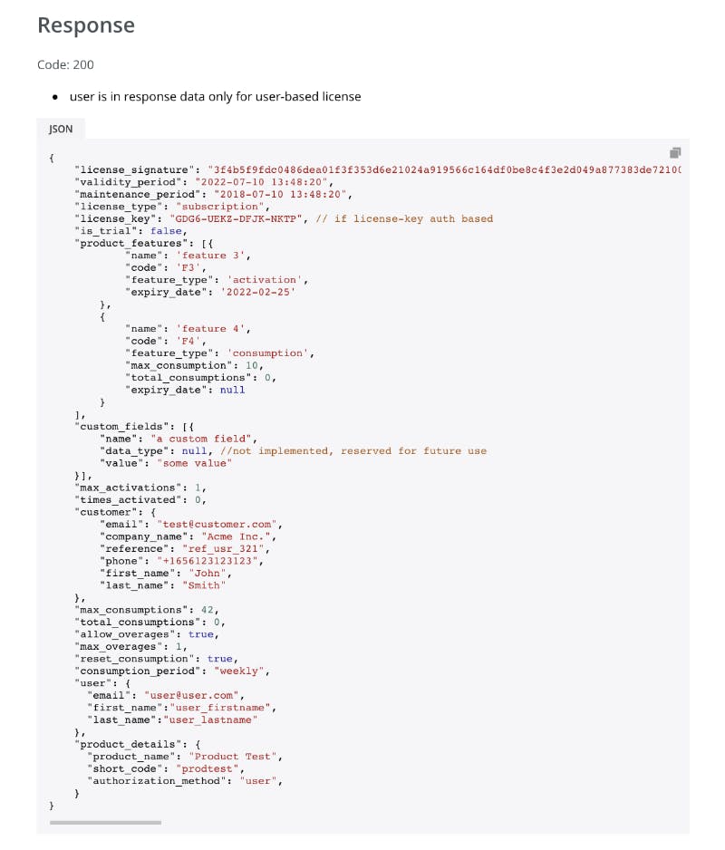 Each license can be node-locked to a finite number of devices.