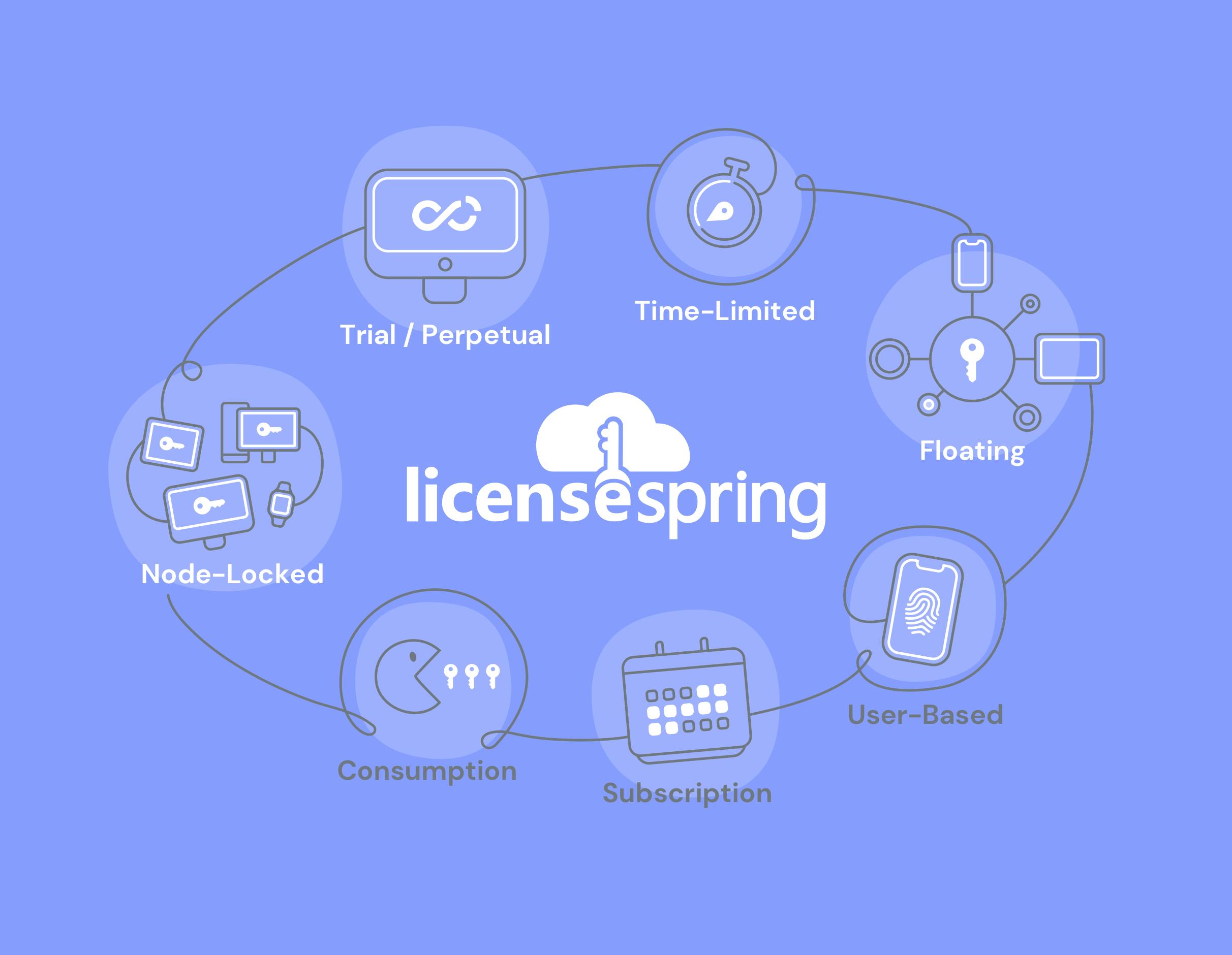 LicenseSpring Types of Licenses