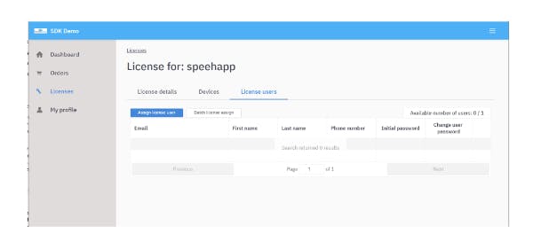 LicenseSpring makes available a customizable end user portal where your customers can manage their own named users