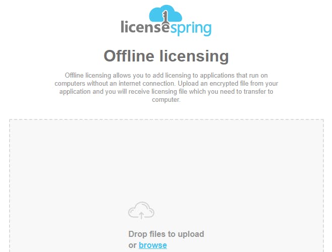 Offline Licensing Portal