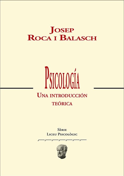 Libro Psicología: Una introducción teórica de Josep Roca i Balasch