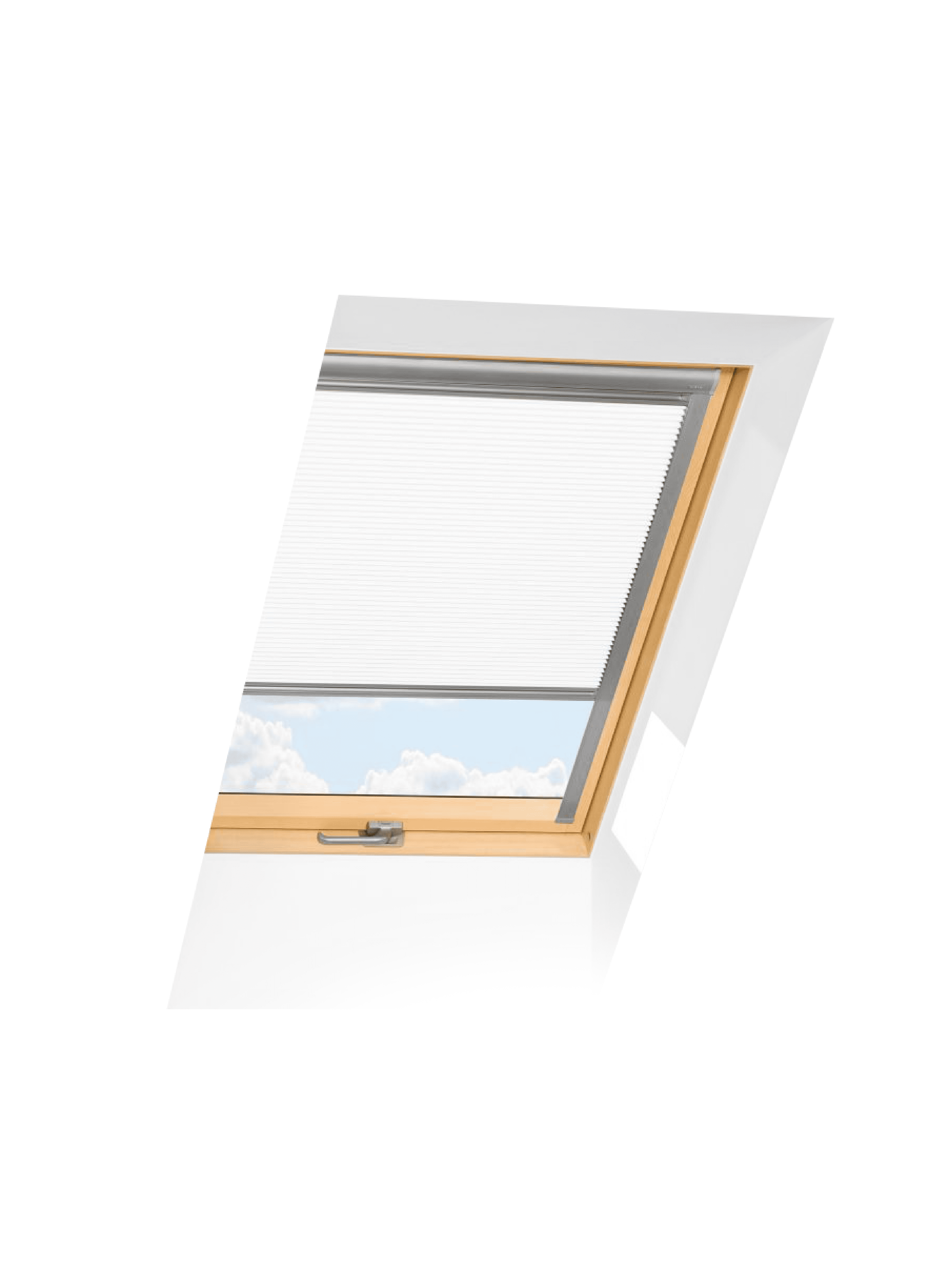 Dachfenster Faltstore in Weiß