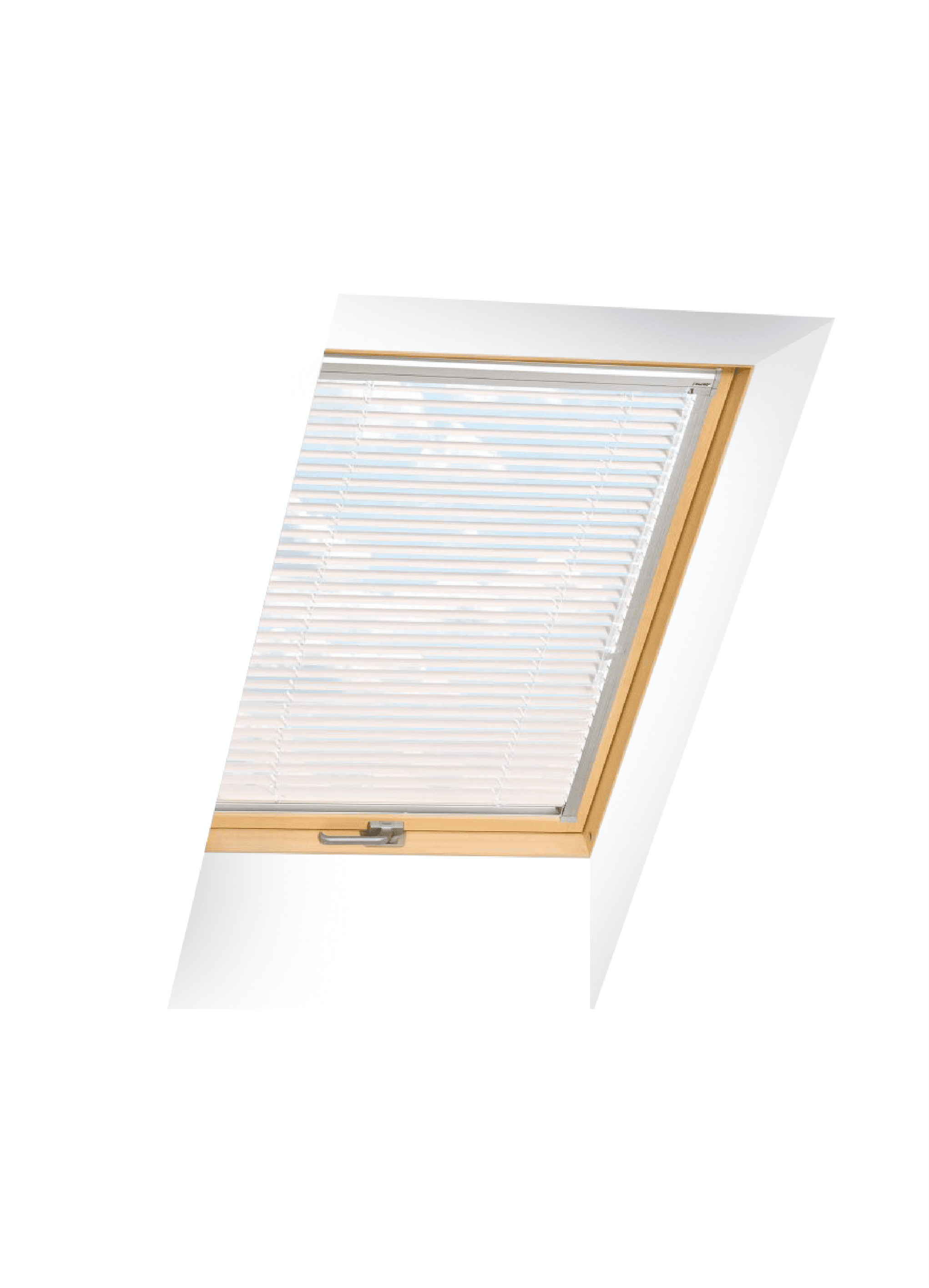 Innenjalousie in Weiß