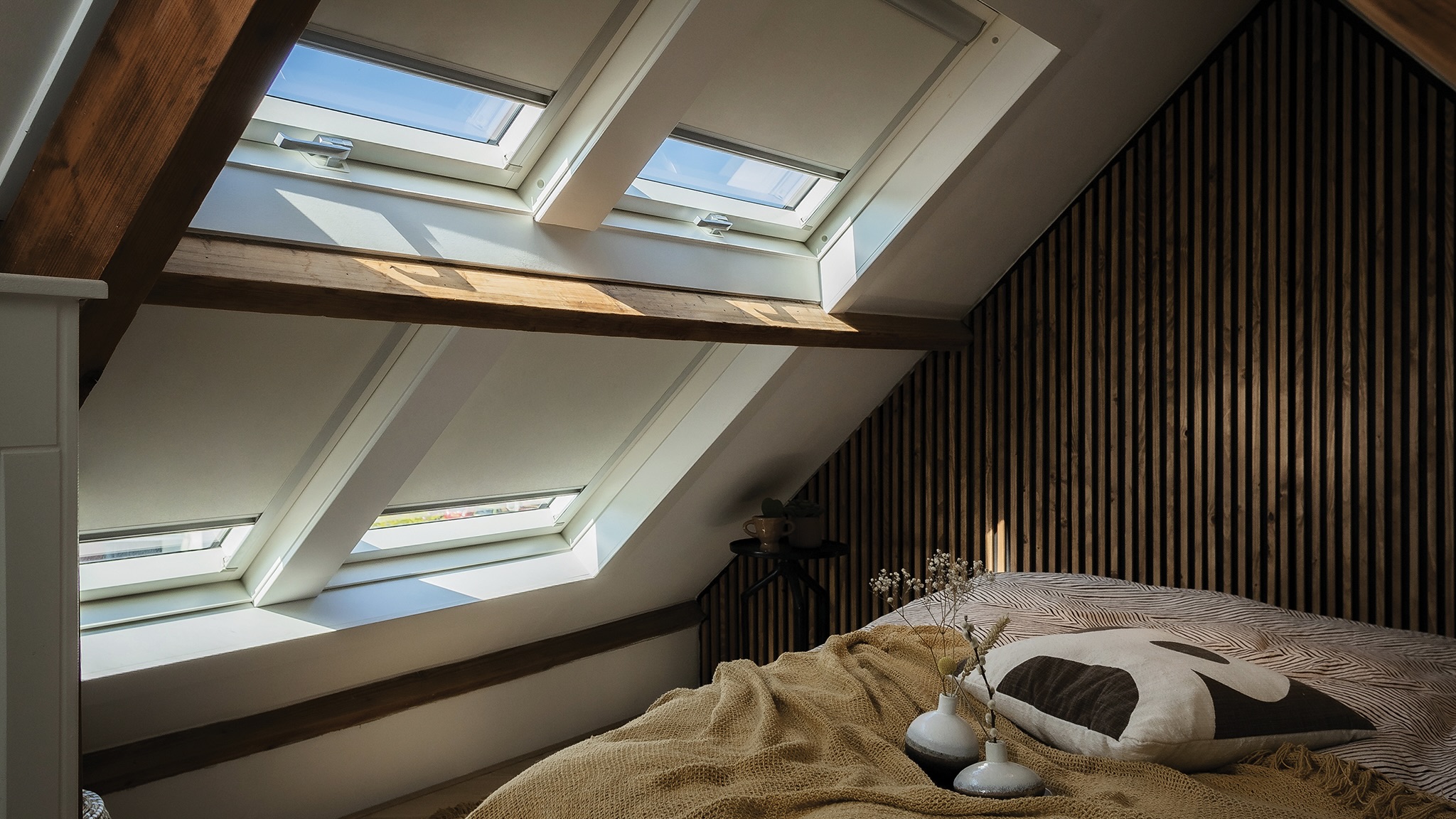 Dachfenster Verdunkelung für den Tag-Nacht-Rhythmus