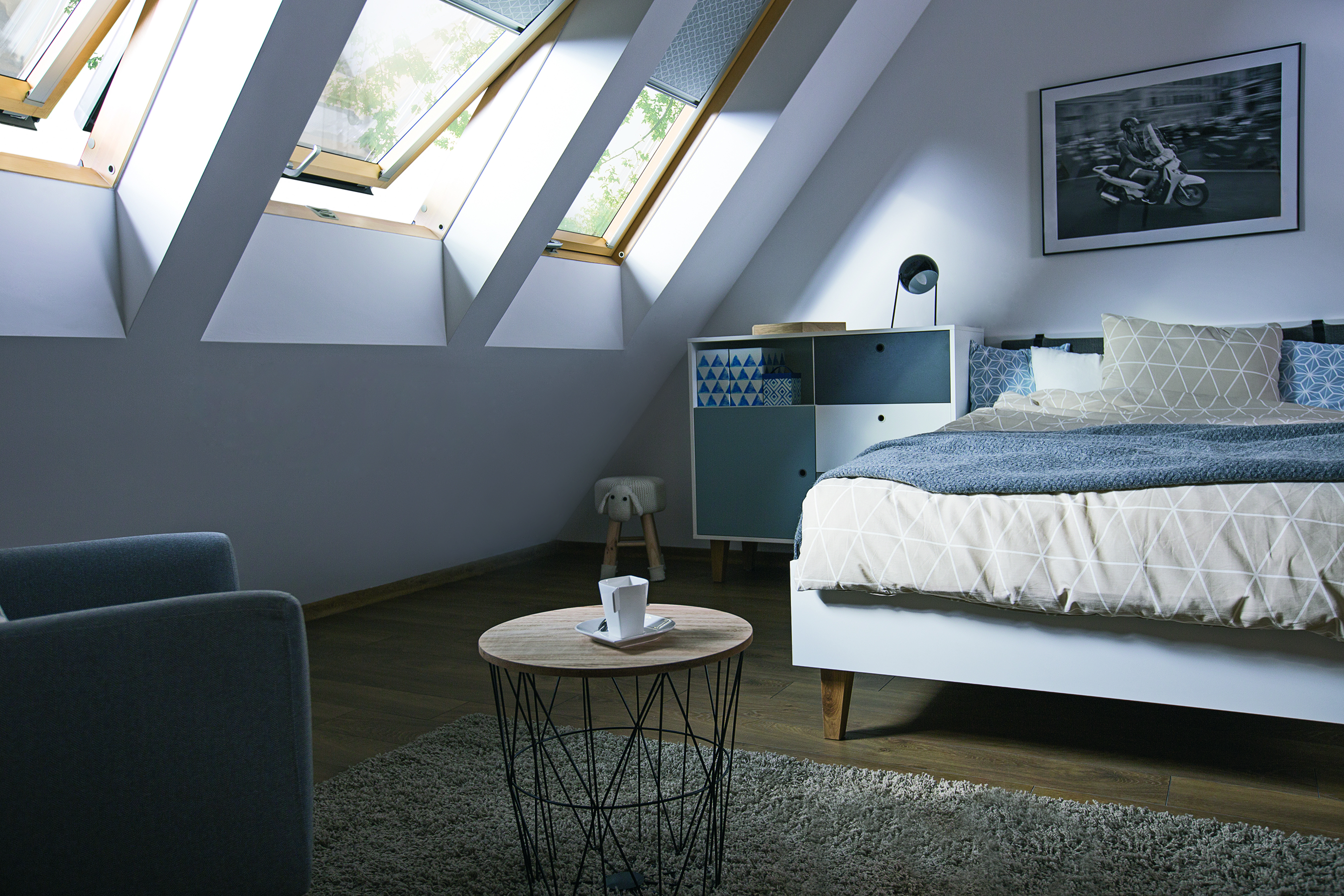 Sichtschutz für Dachfenster