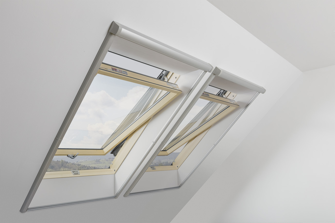 Insektenschutzrollo am Rahmen