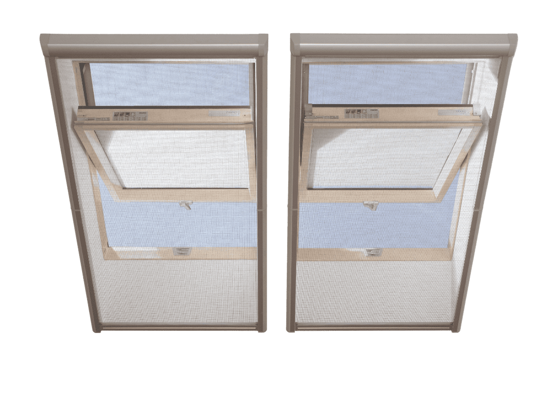 Insektenschutzrollo in Anthrazit