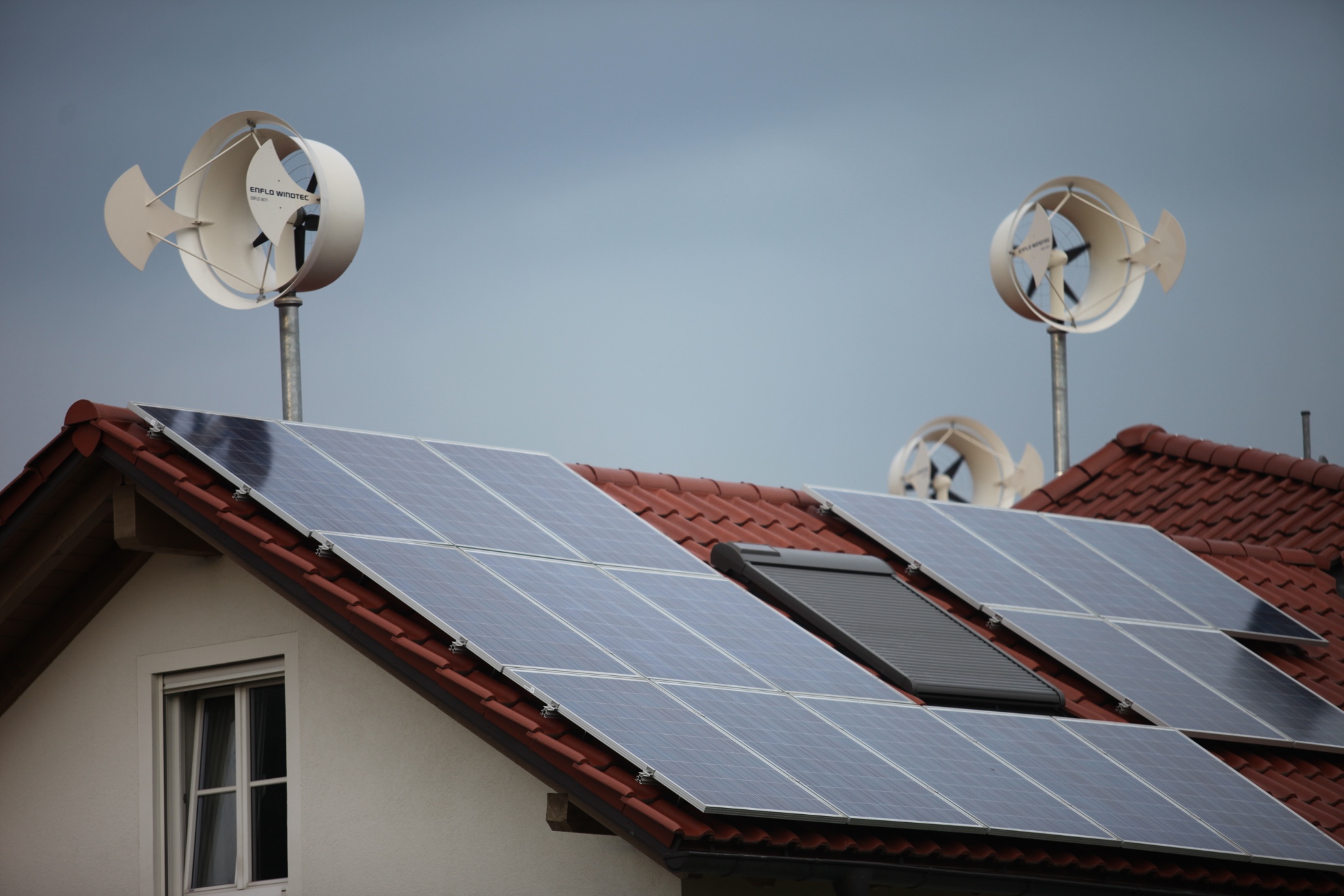 Windstrom vom Dach
