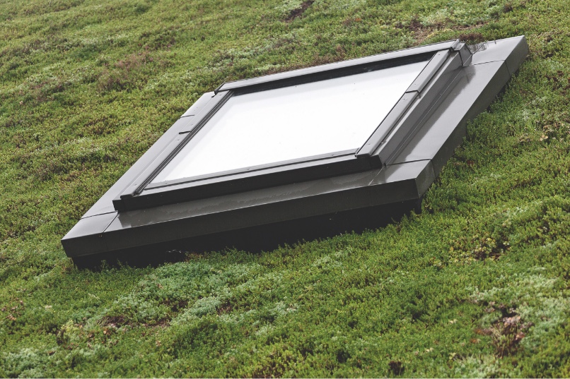 Aufbau der extensiven Dachbegrünung