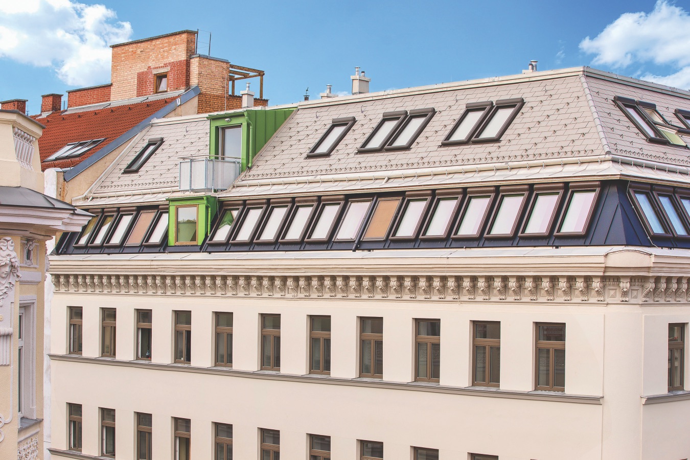 Großes Gebäude mit Standorten