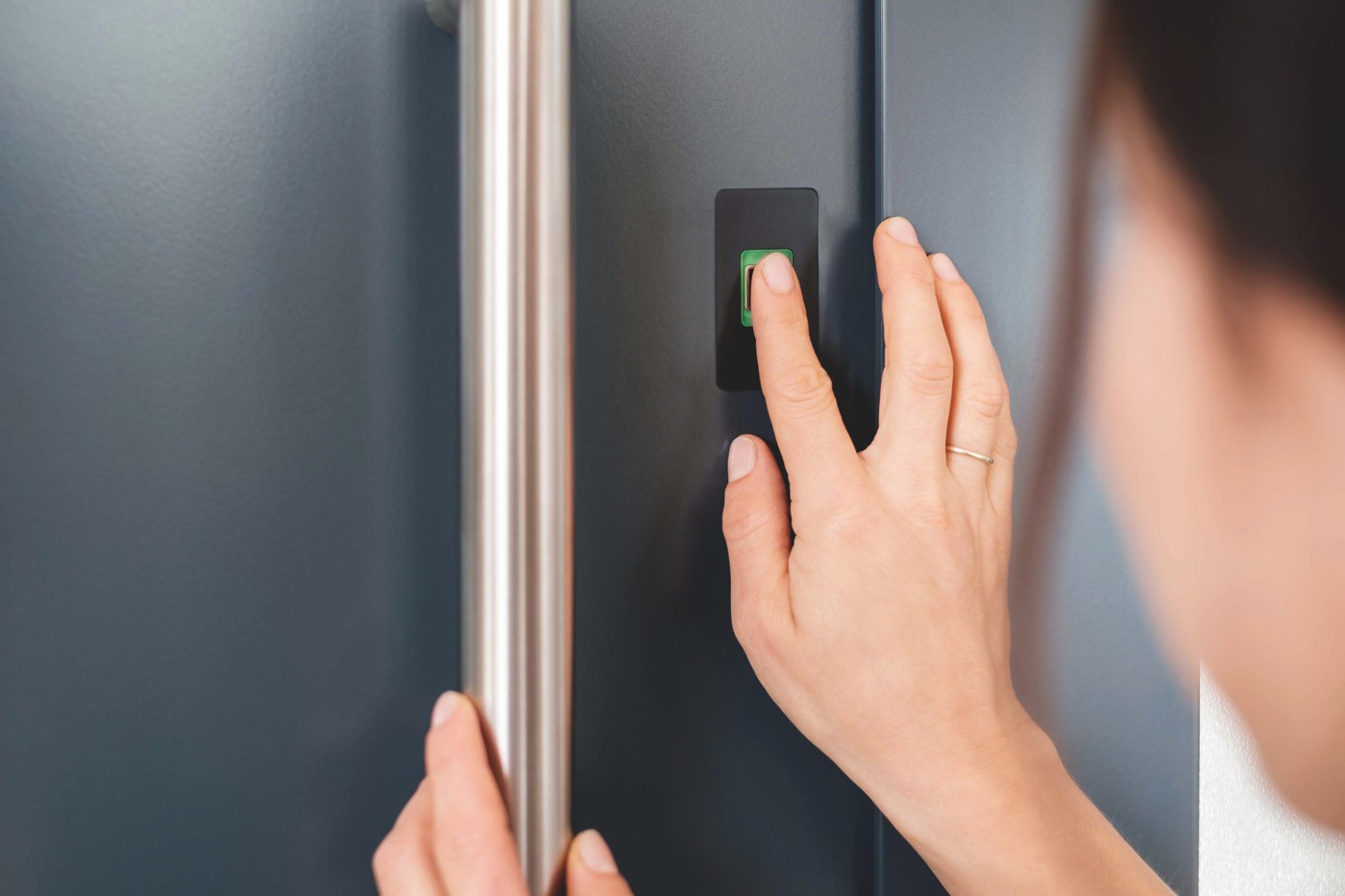 Schüco Haustür Fingerprint