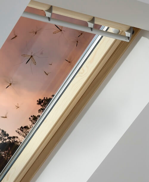 Dachfenster mit Insektenschutz