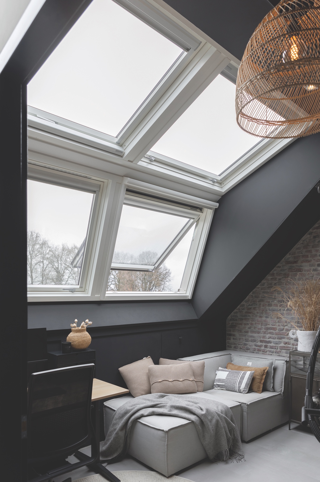 Große Dachfenster Lichtlösungen