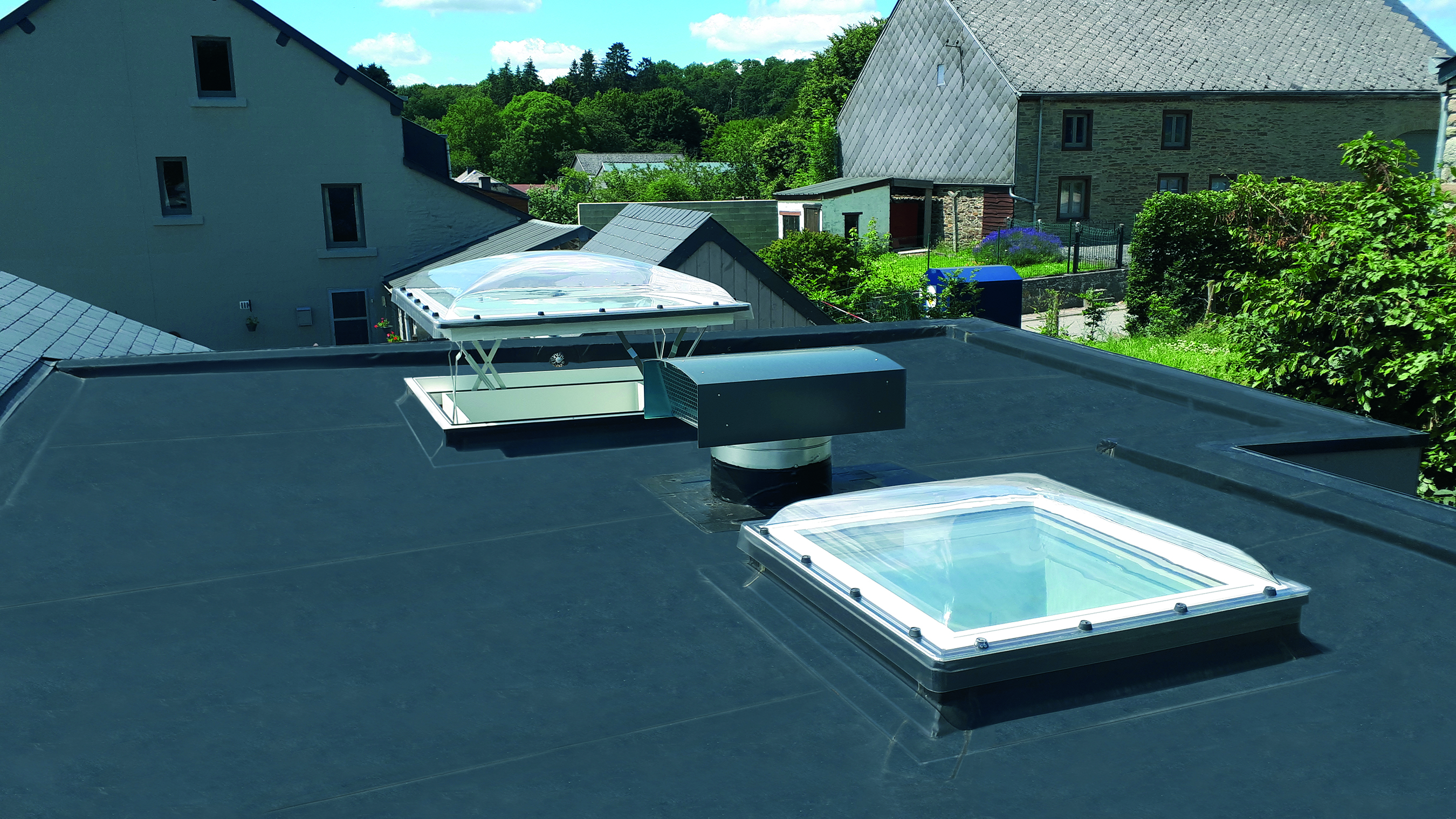 Lichtkuppeln als Dachfenster Lösung