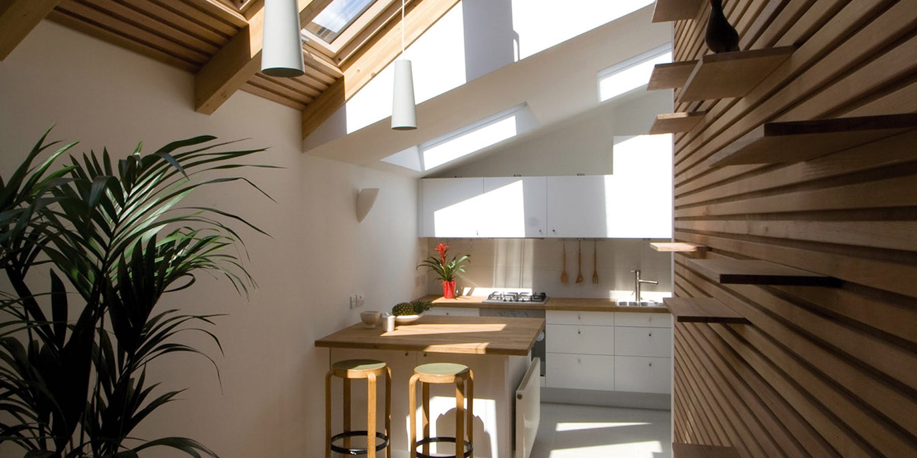 Küche mit Dachschräge optimal nutzen – Küchenform